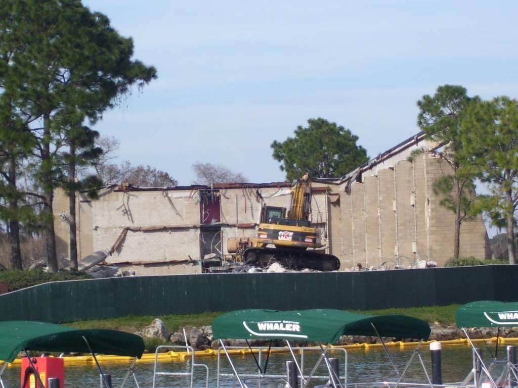 Demolition of the Contemporary North Wing