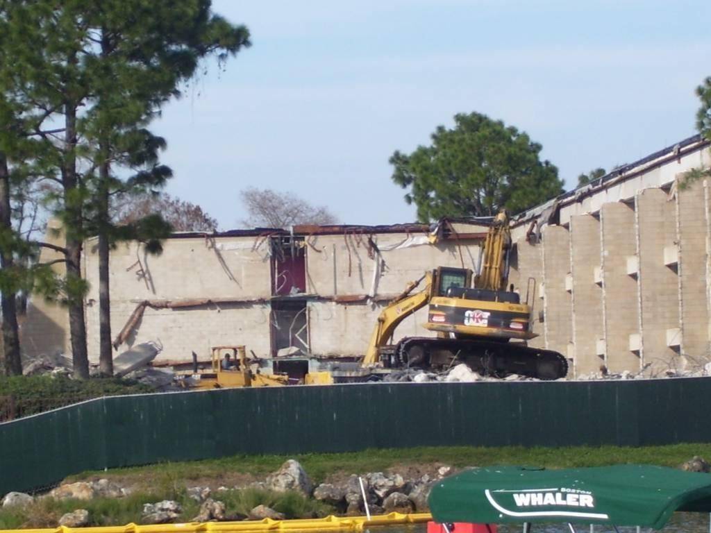 Demolition of the Contemporary North Wing