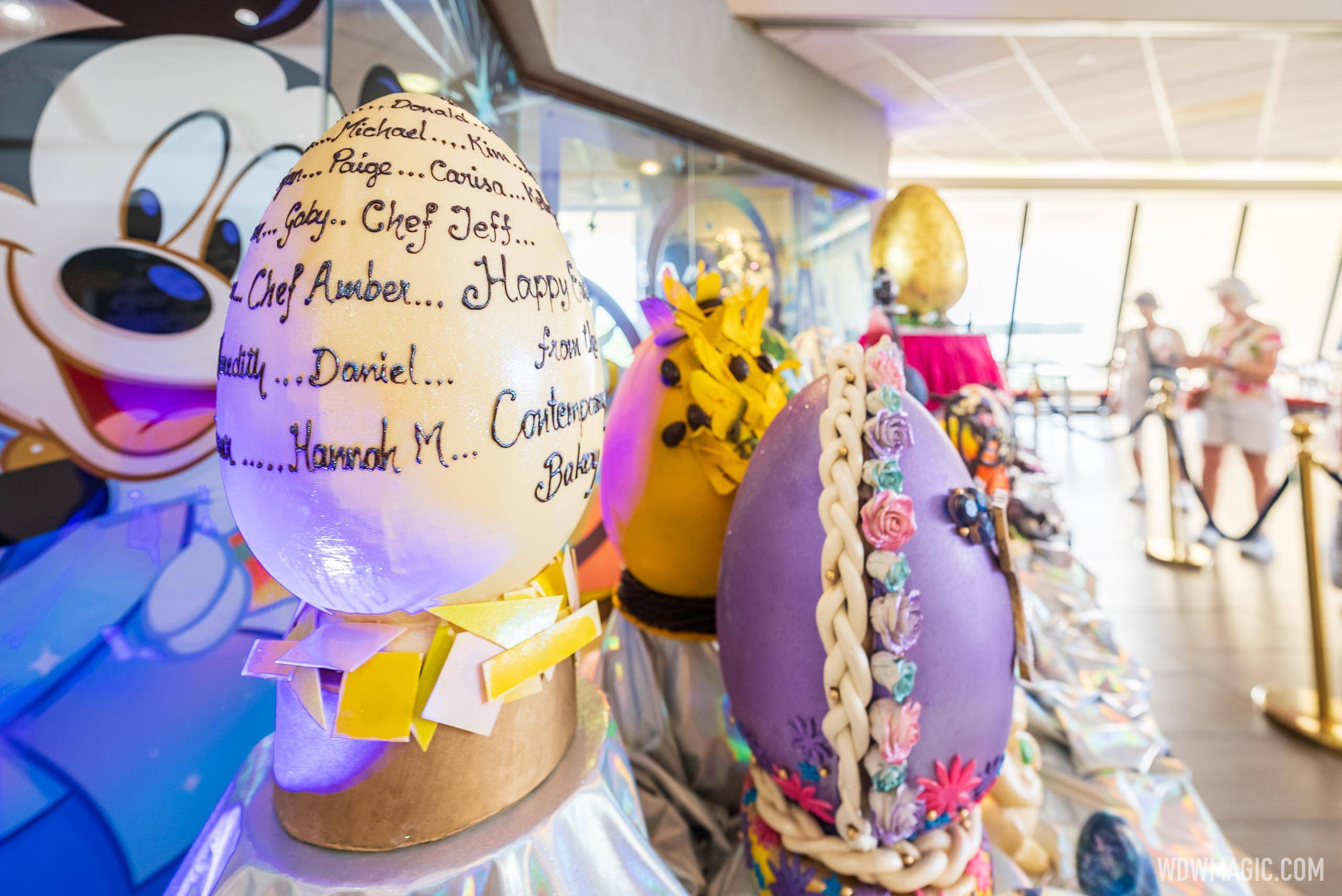 Disney's Contemporary Resort Easter egg display 2022