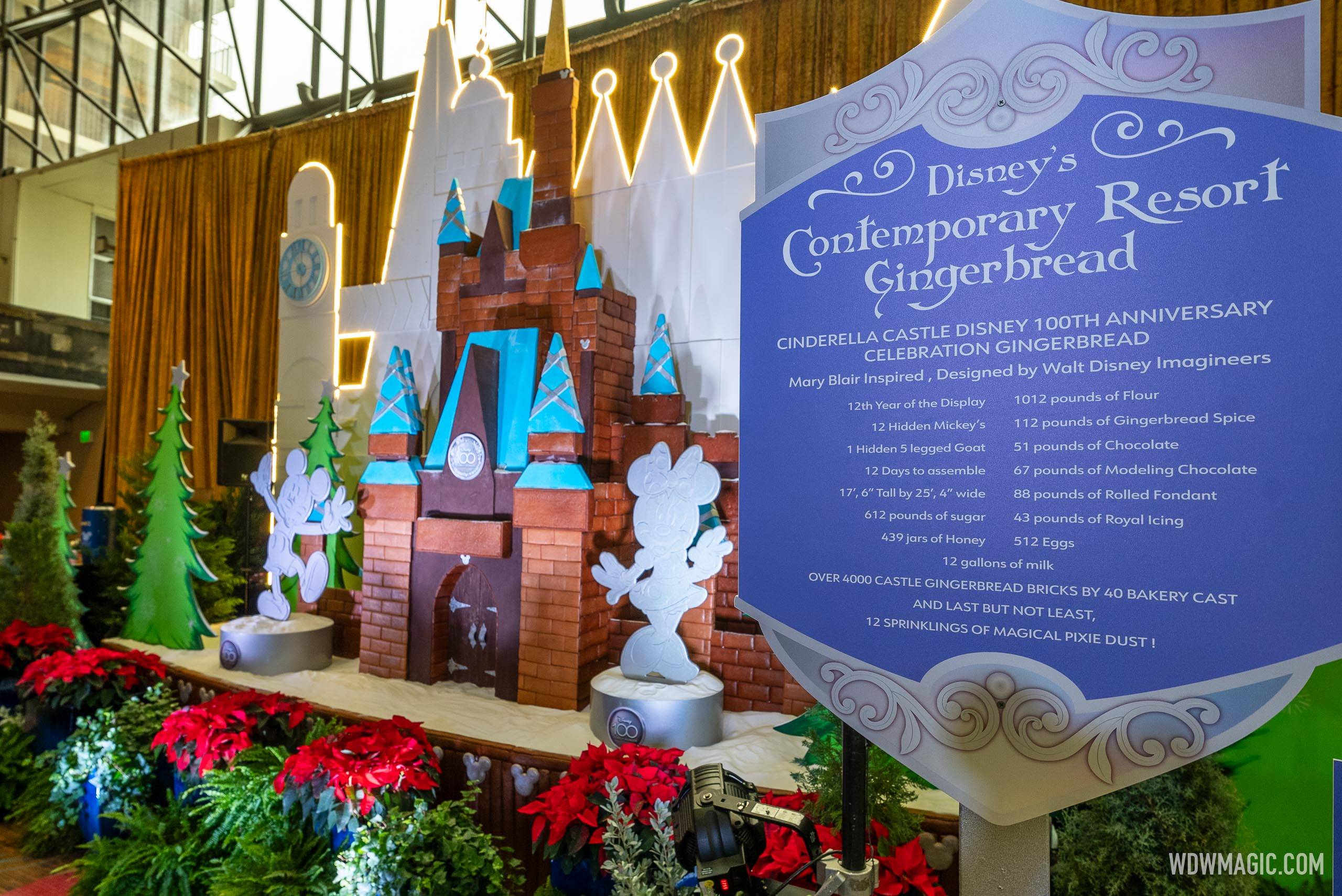 2023 Gingerbread Display at Disney's Contemporary Resort