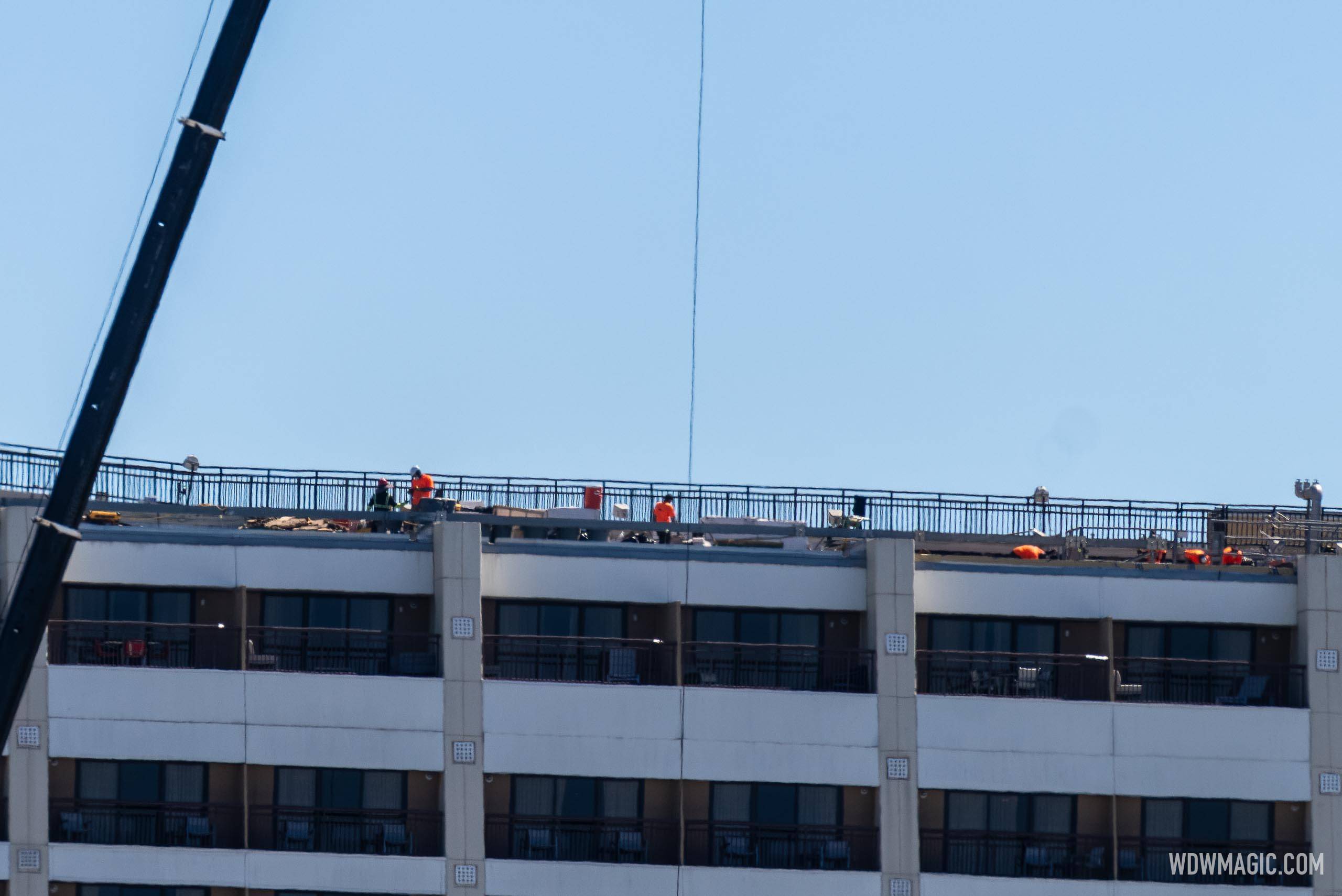 Disney's Contemporary Resort Roof Refurbishment - March 2025