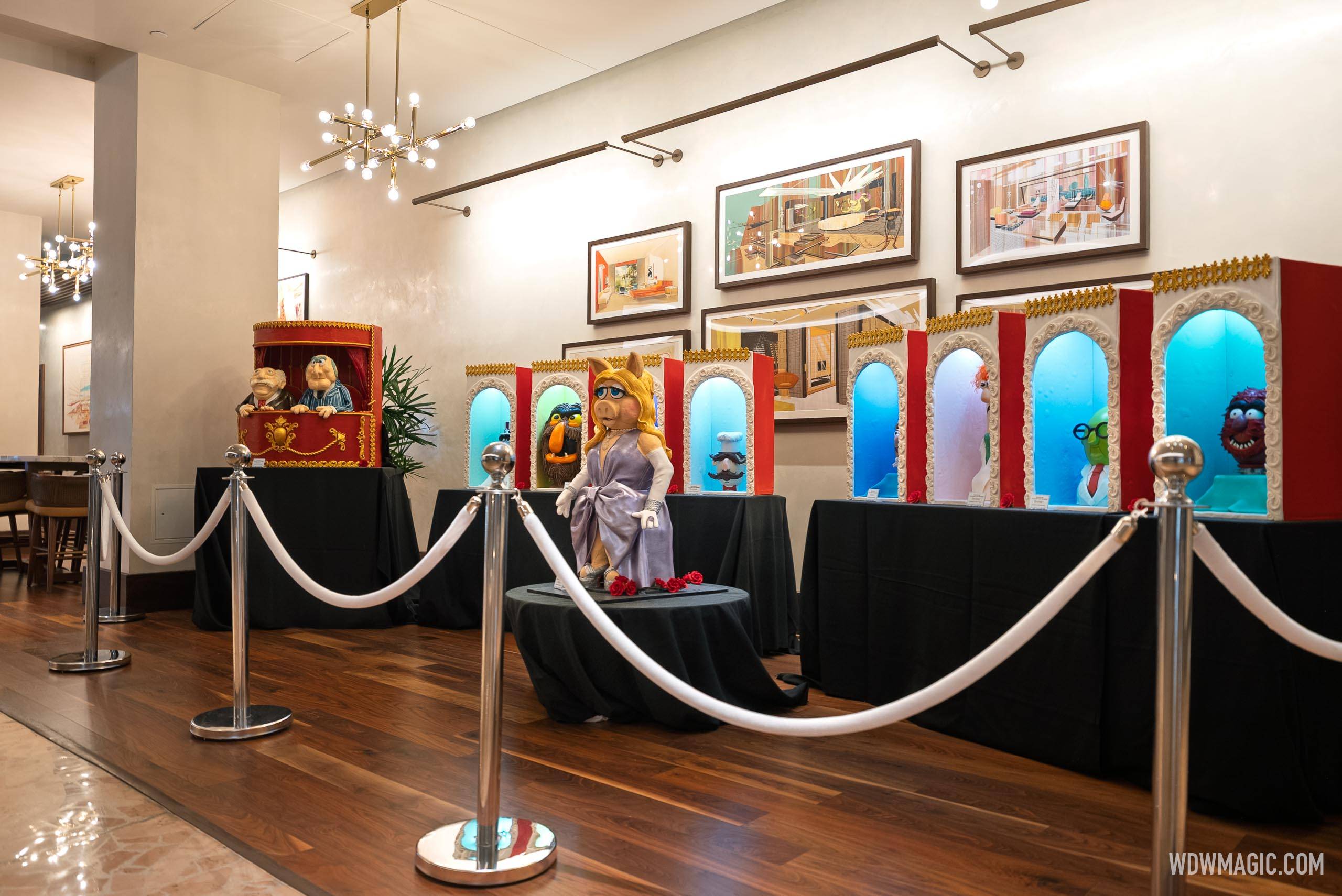 Muppets Easter Egg Display at Disney's Contemporary Resort