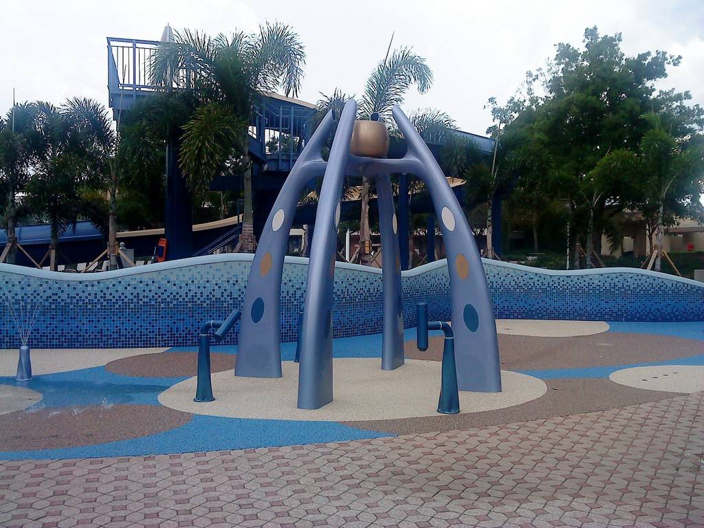 Contemporary Resort water play area