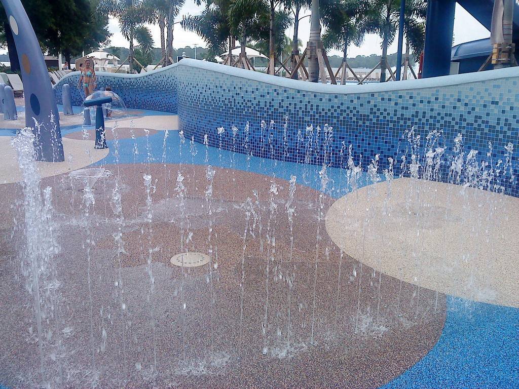 Contemporary Resort water play area