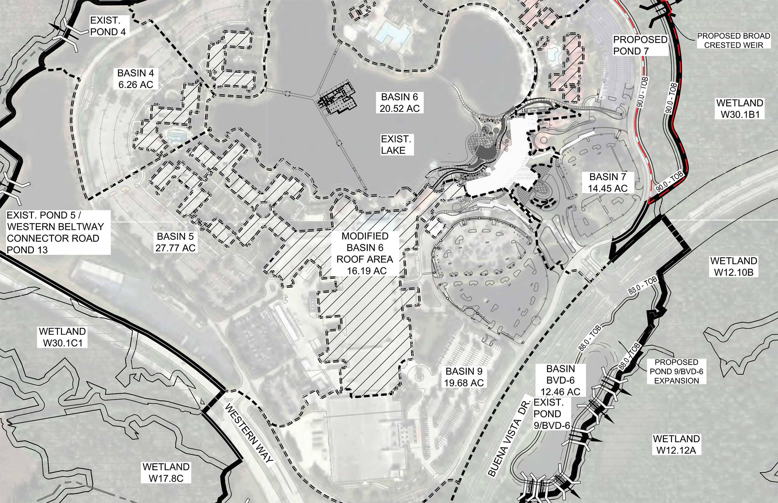Plans for the Coronado Springs Resort Tower construction