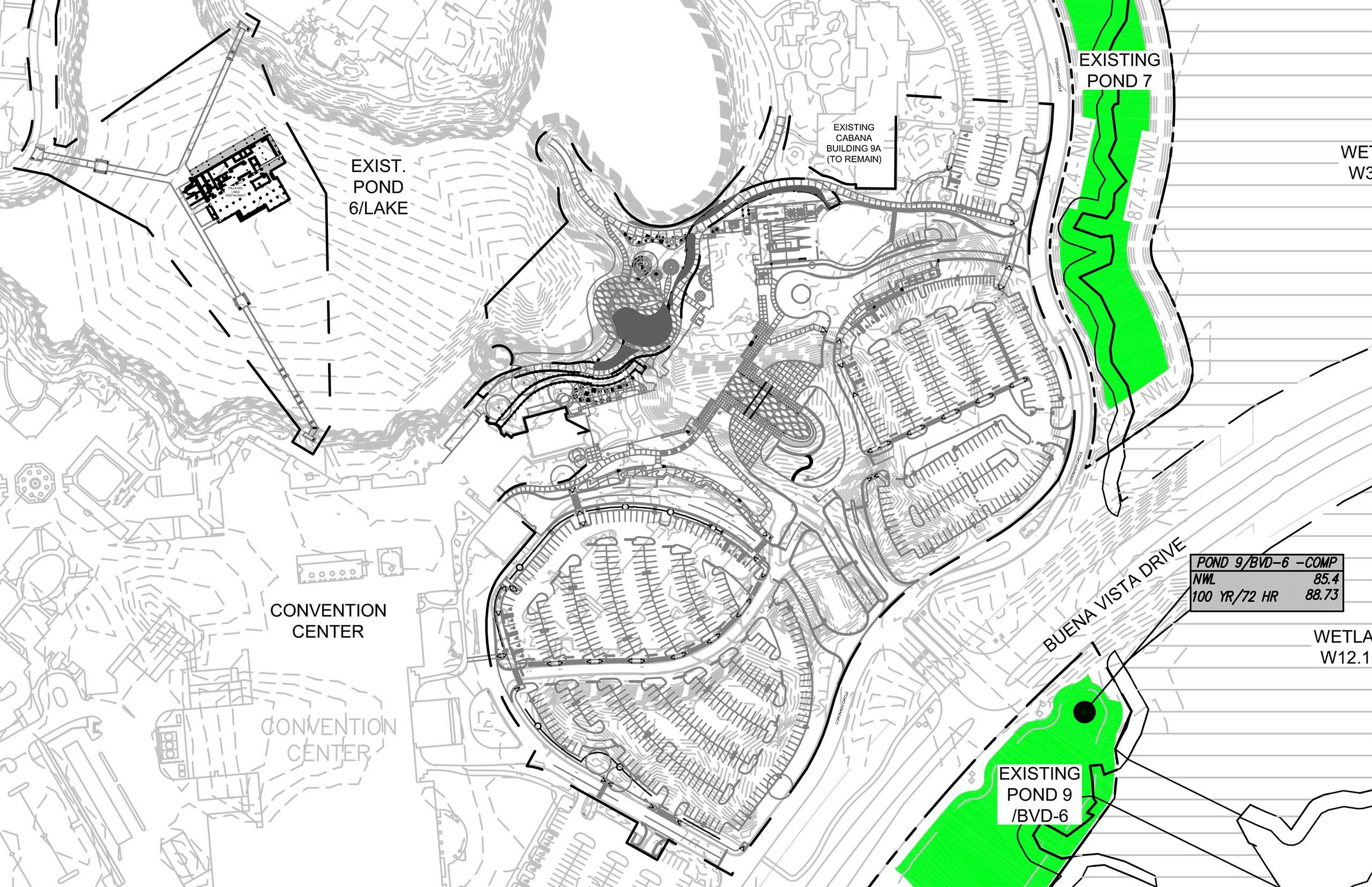 Plans for the Coronado Springs Resort Tower construction