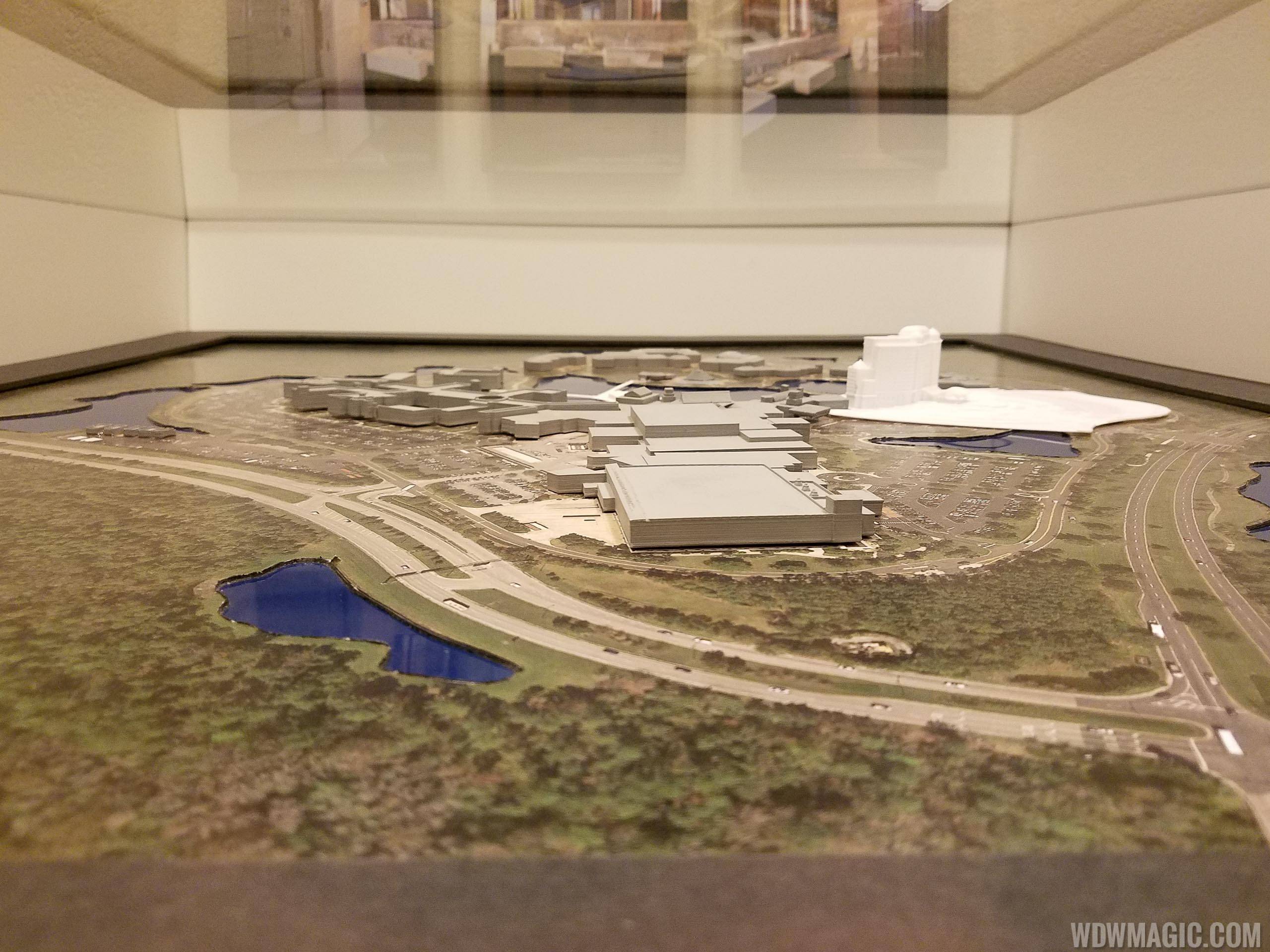 Model showing the new additions