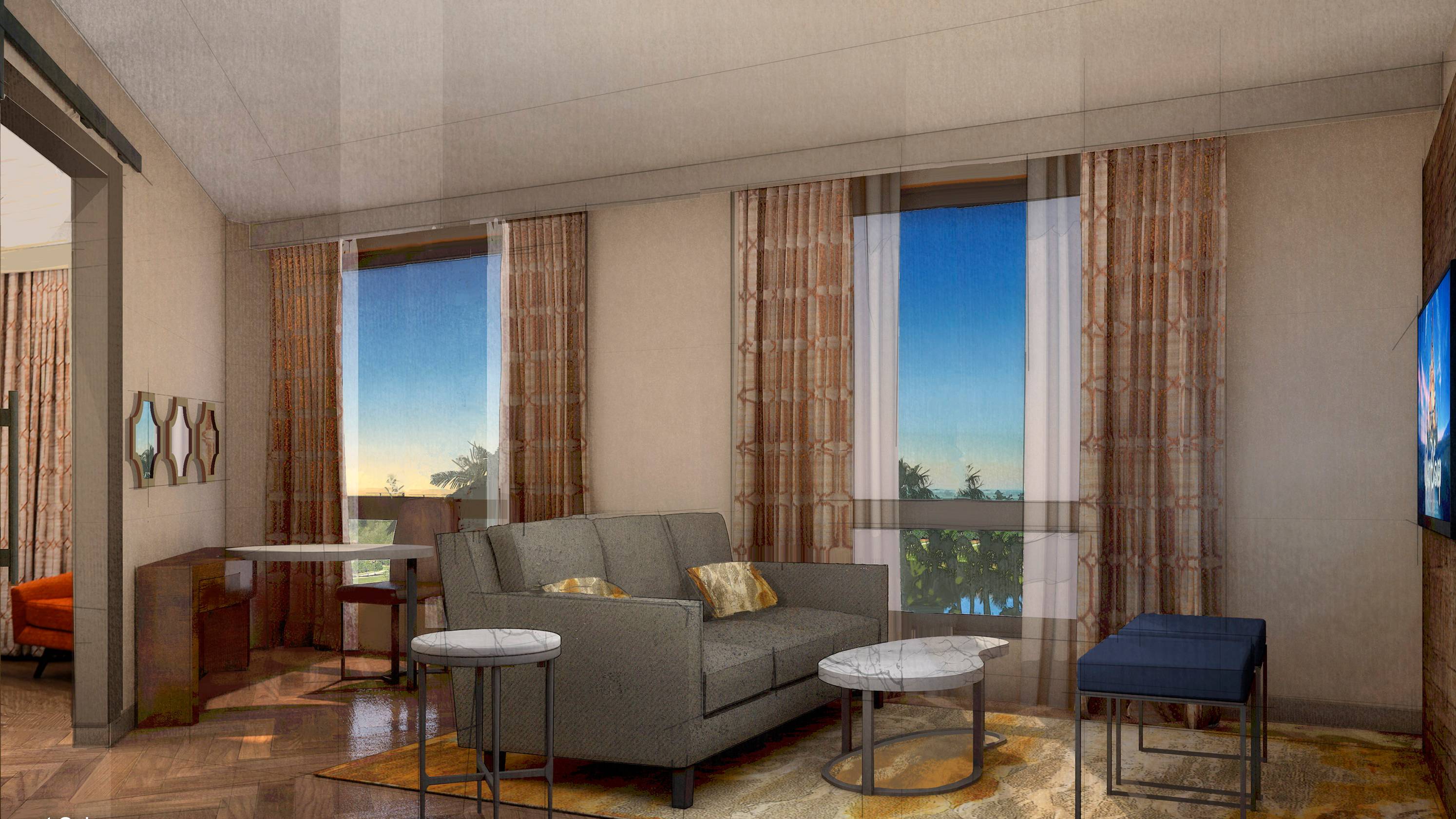 PHOTOS - Gran Destino Tower room and suite concept art, and reservations now open