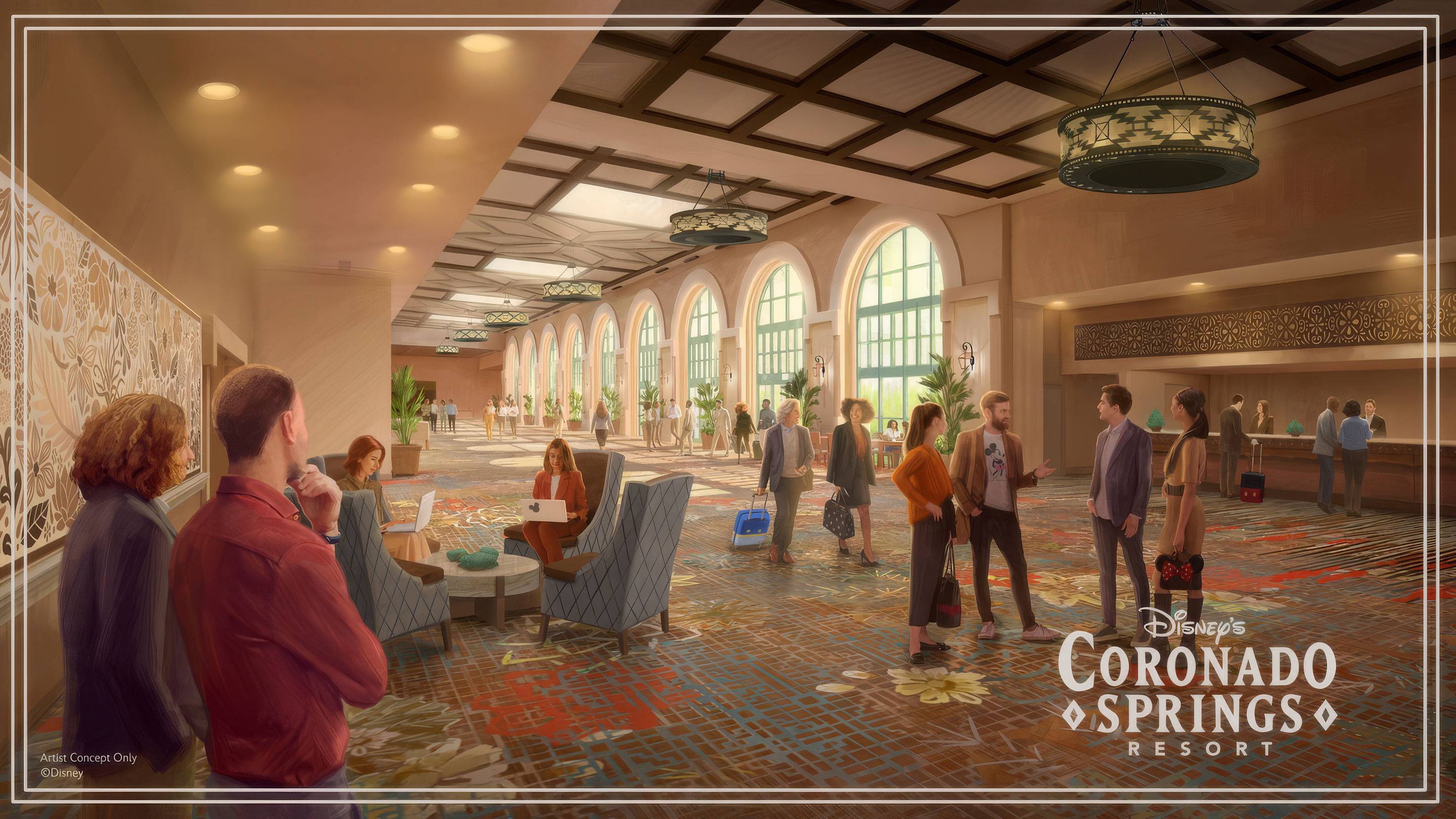 First Look: Coronado Springs Resort Convention Center Refurbishment Concept Art