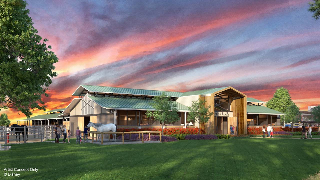 PHOTO - Concept art of new Tri-Circle-D Ranch at Disney's Fort Wilderness Resort