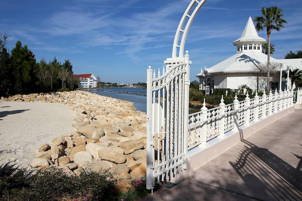 New shore line at Grand Floridian DVC site