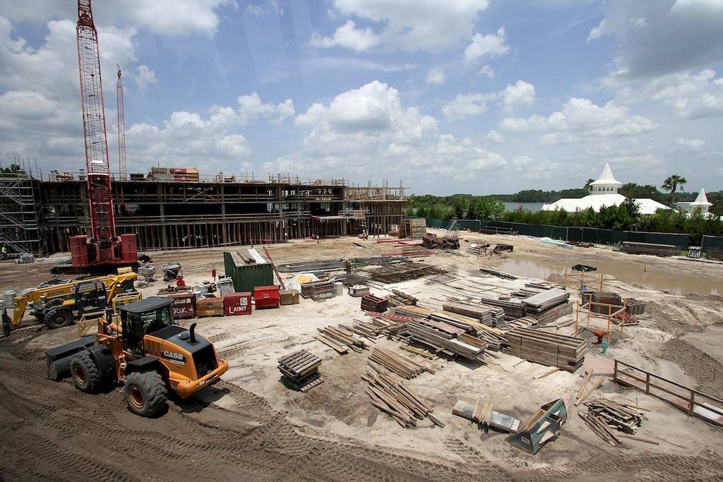 PHOTOS - Updated look at the Grand Floridian construction, including the new beach splash area and the DVC wing