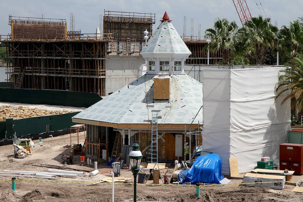 PHOTOS - Updated look at the Grand Floridian construction, including the new beach splash area and the DVC wing