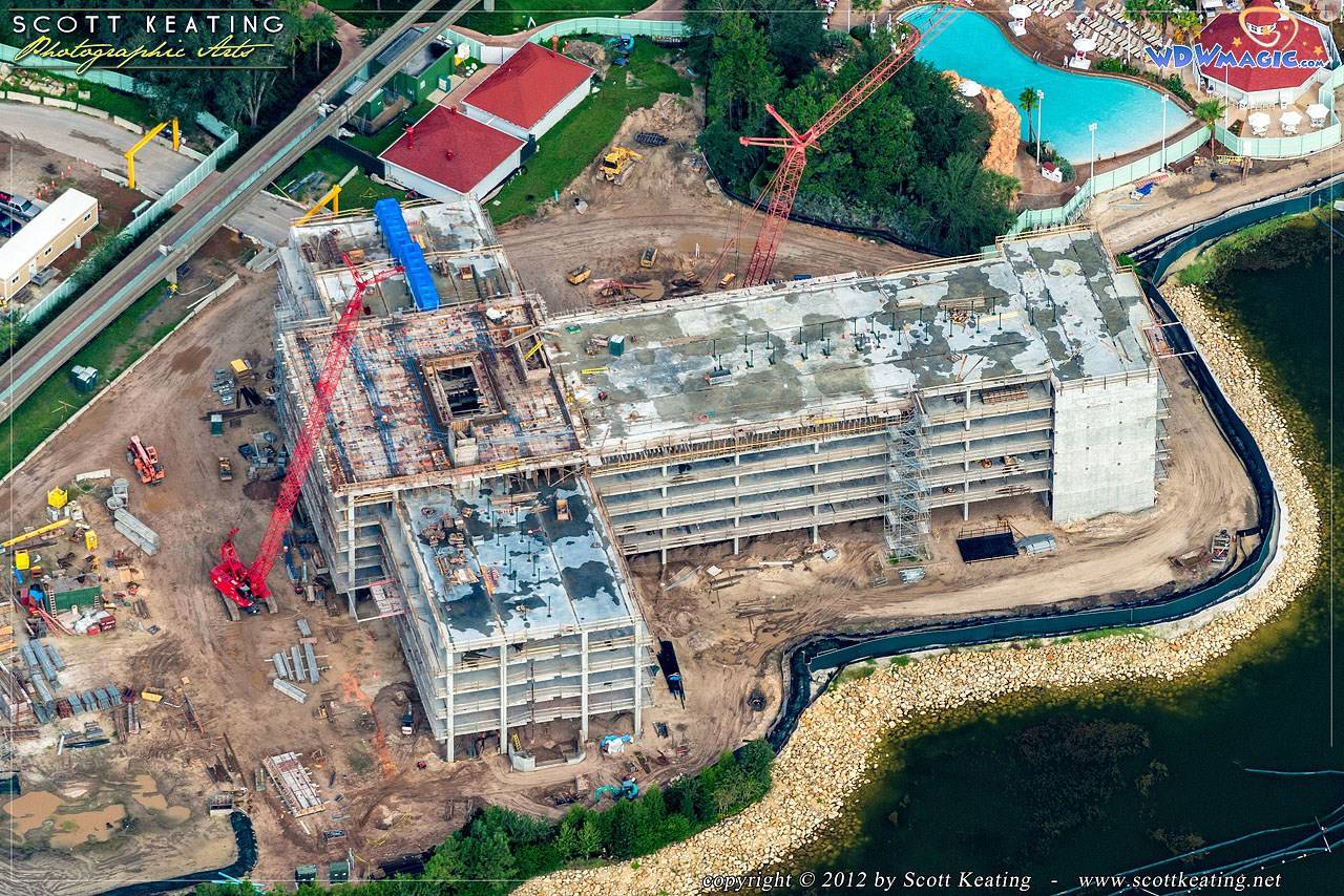 Disney's Grand Floridian DVC aerial view - Copyright 2012 Scott Keating