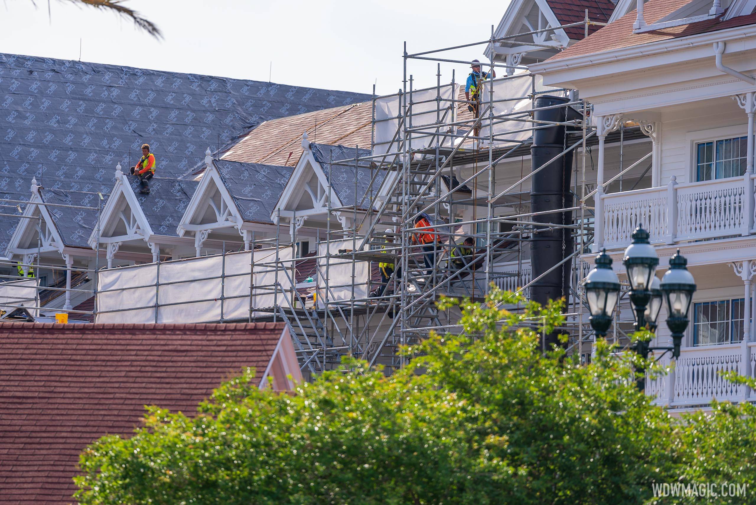 2022 DVC Villas construction at Disney's Grand Floridian Resort - April 13 2022