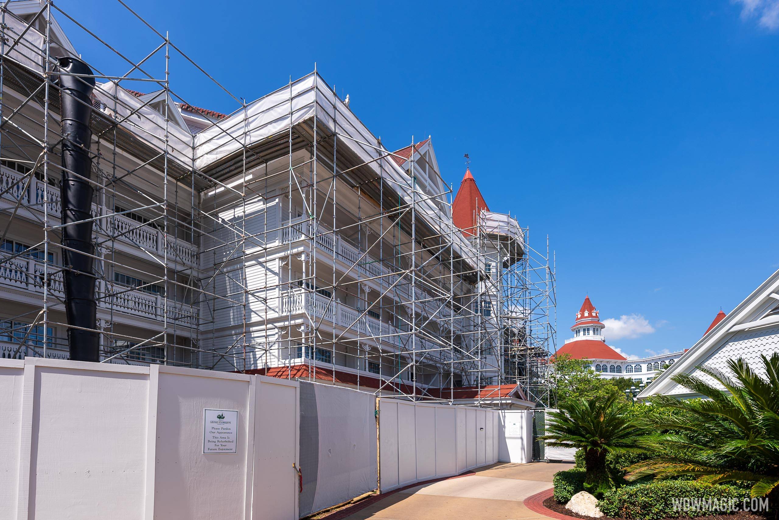 2022 DVC Villas construction at Disney's Grand Floridian Resort - May 18 2022