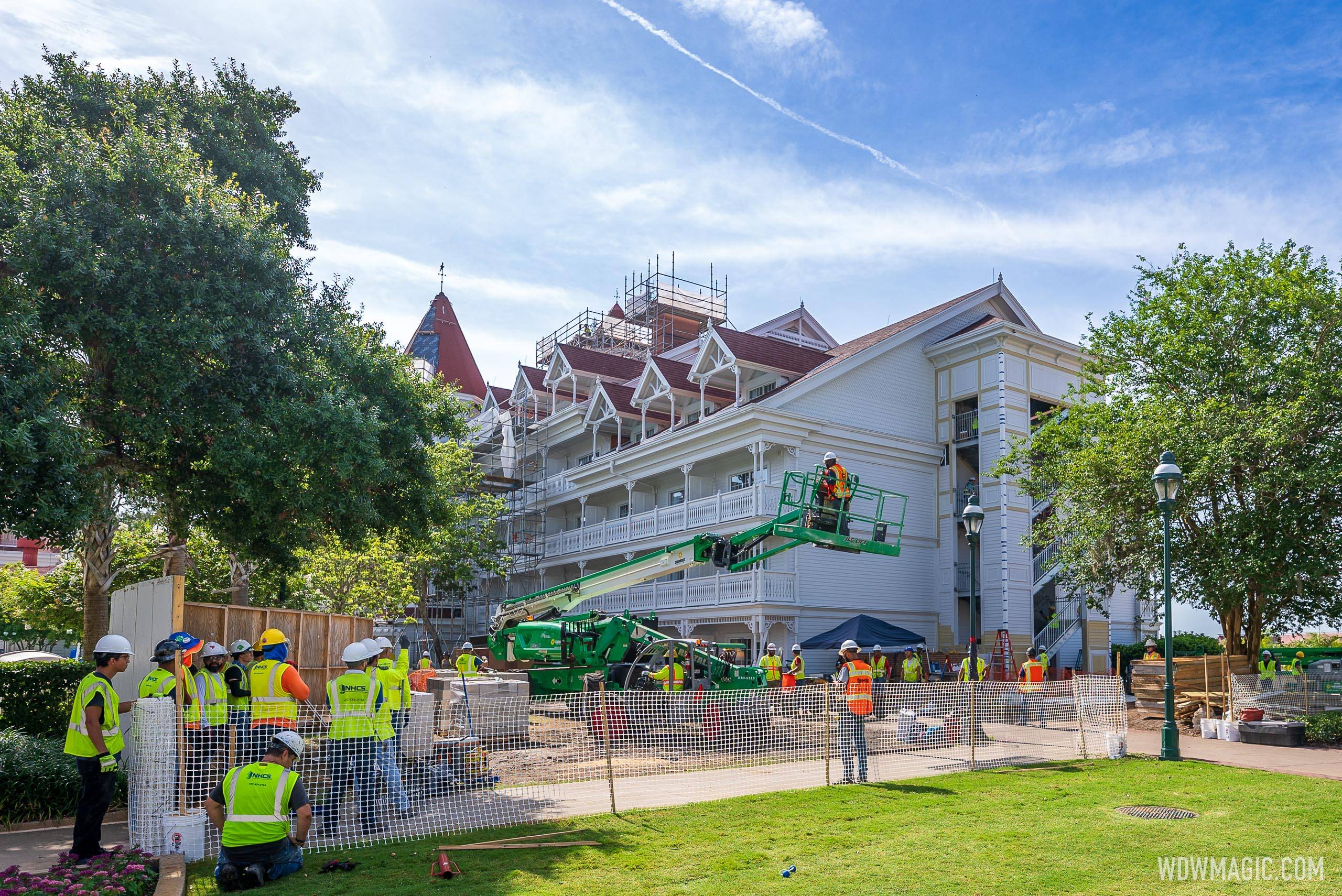 New Disney Vacation Club villas construction update from Disney's Grand Floridian Resort