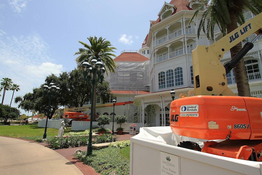 Disney's Grand Floridian Resort exterior refurbishment update