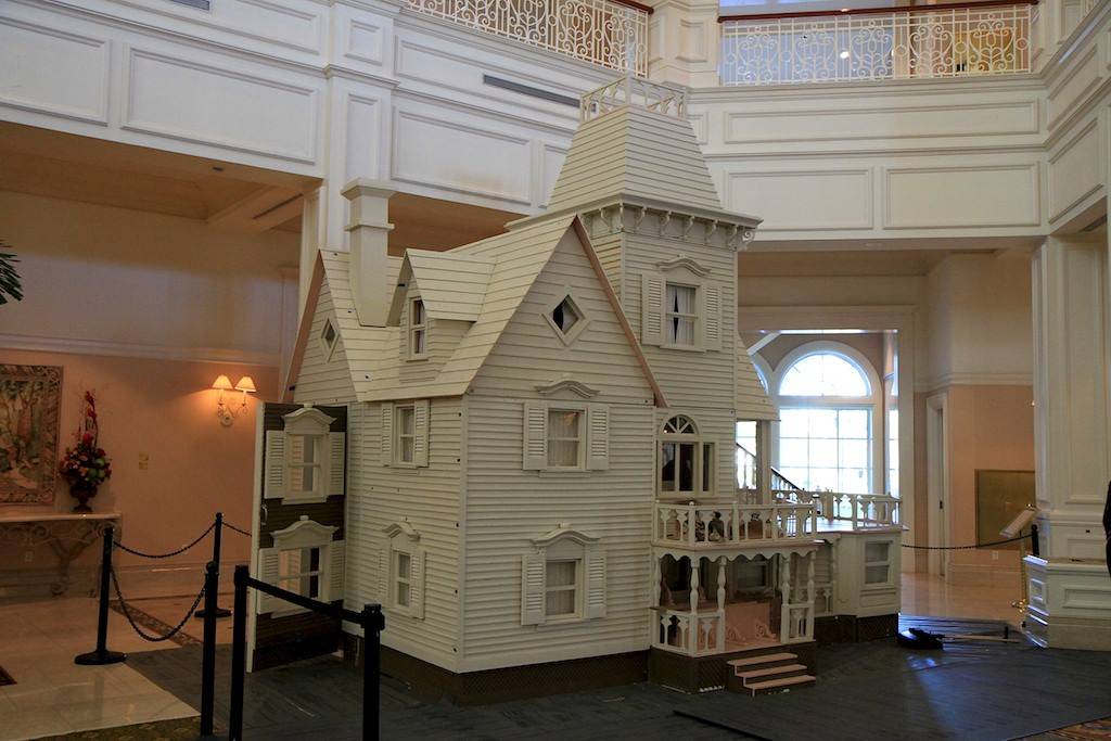 A look at the Gingerbread House under construction at the Grand Floridian Resort