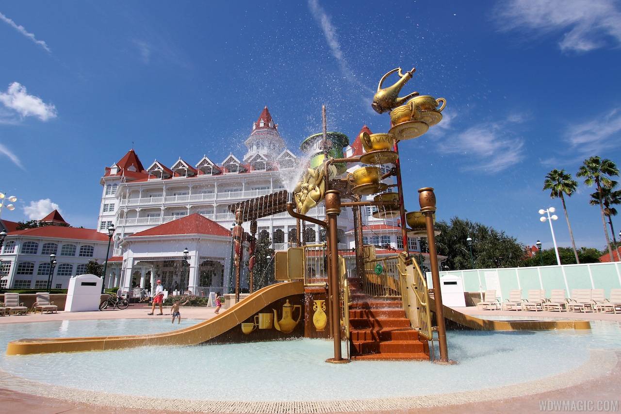 Disney's Grand Floridian Resort kids splash playground