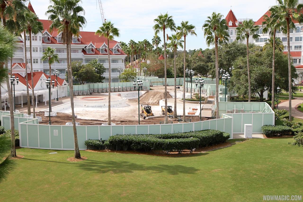 Grand Floridian Courtyard Pool refurbishment
