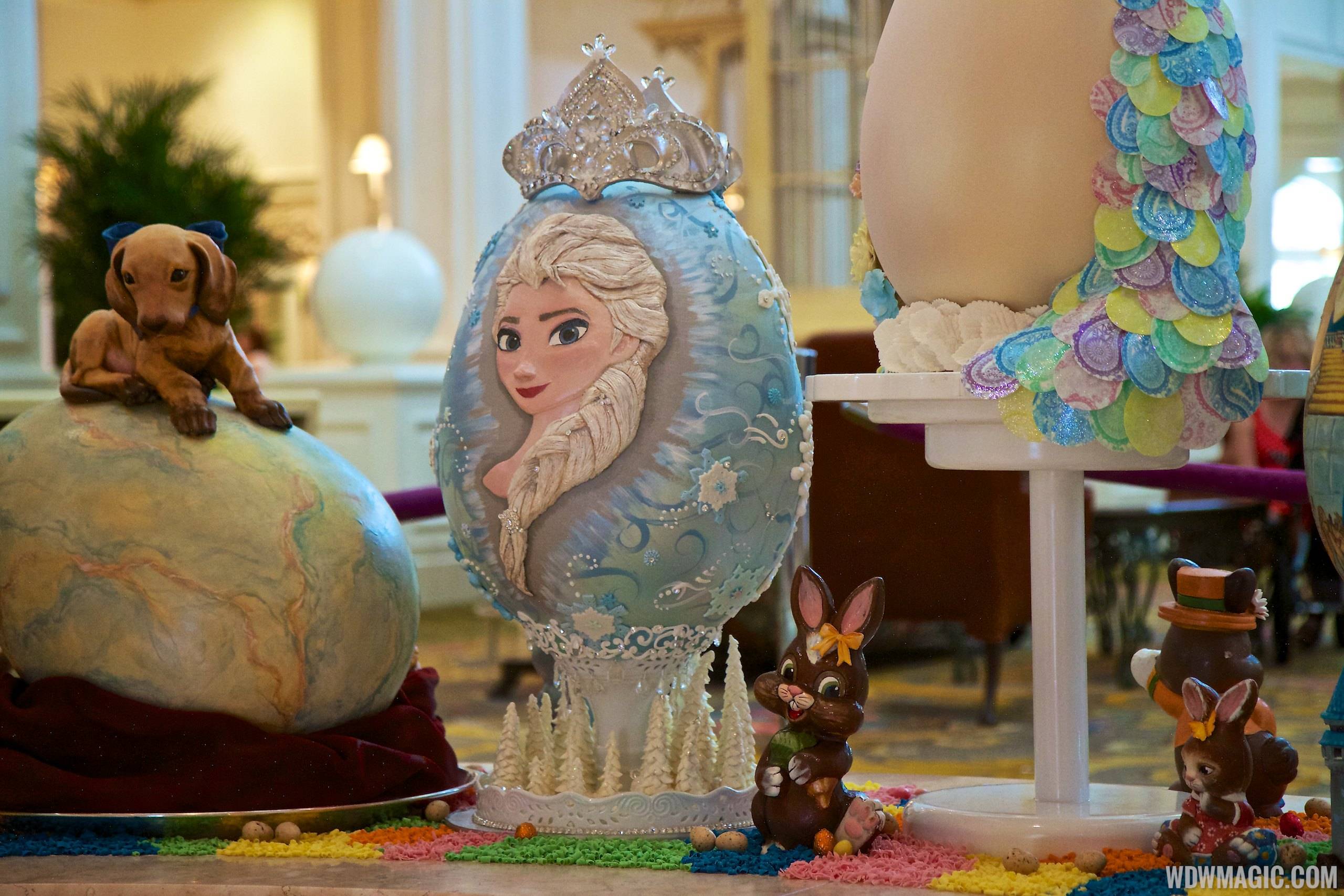 PHOTOS - The 2014 Grand Floridian Resort Easter Egg display