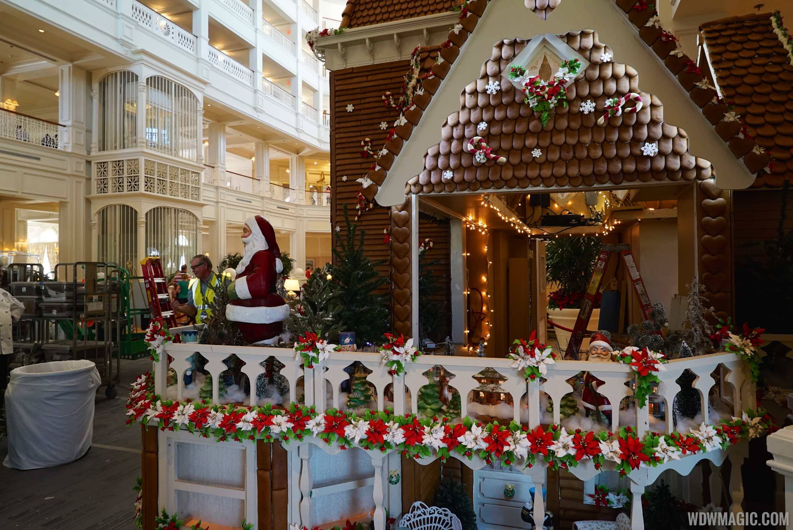 Gingerbread House at Disney's Grand Floridian Resort takes shape ahead of next week's opening