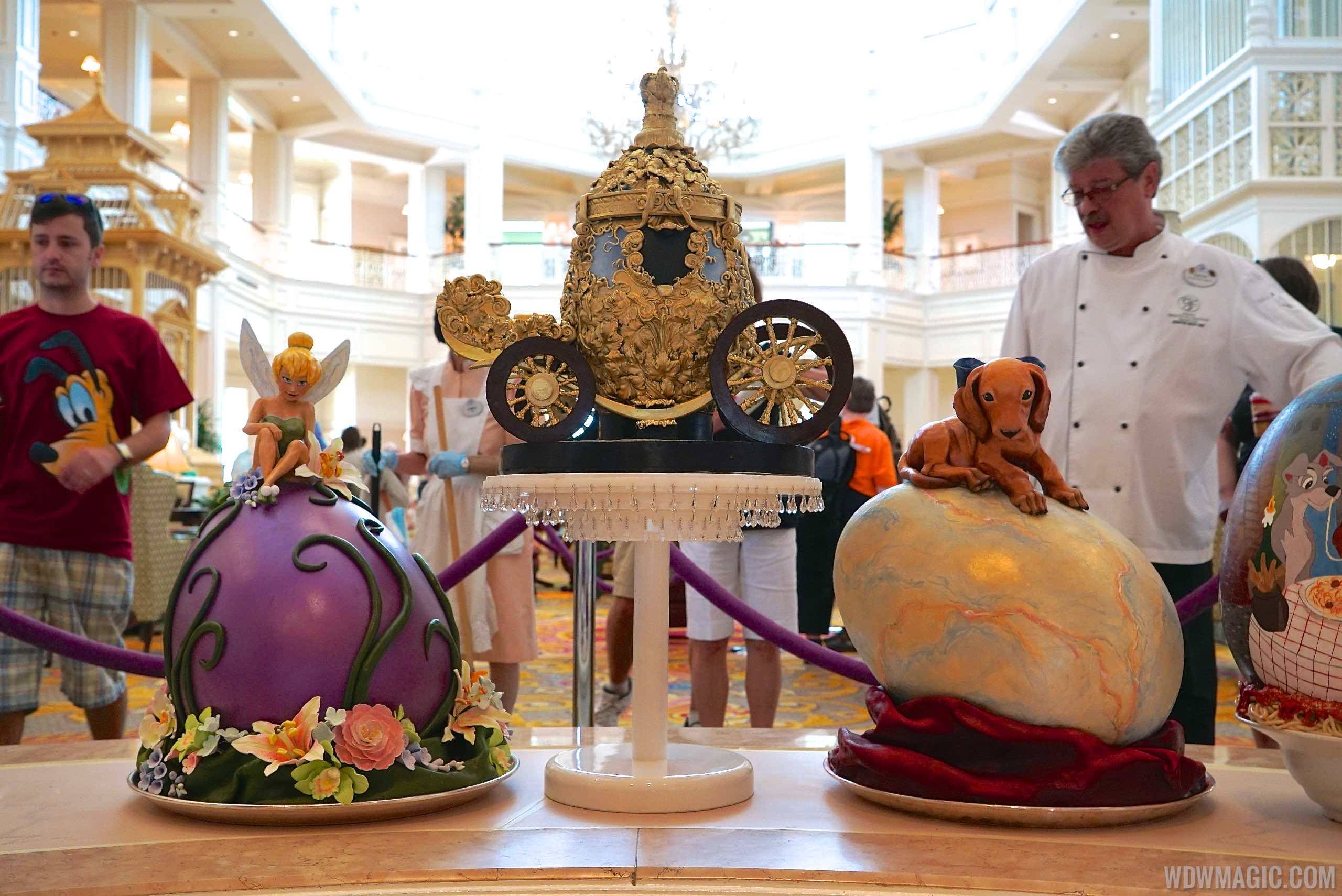 PHOTOS - Easter Egg creations now on display at Disney's Grand Floridian Resort