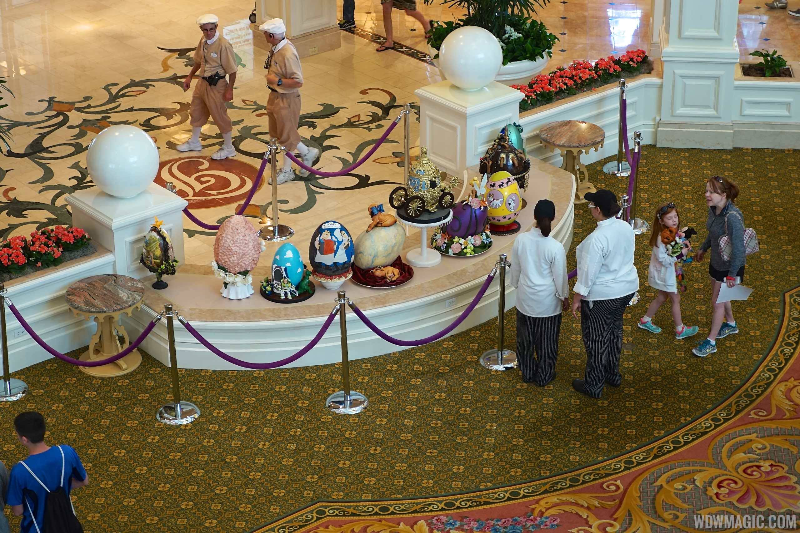 PHOTOS - Easter Egg creations now on display at Disney's Grand Floridian Resort