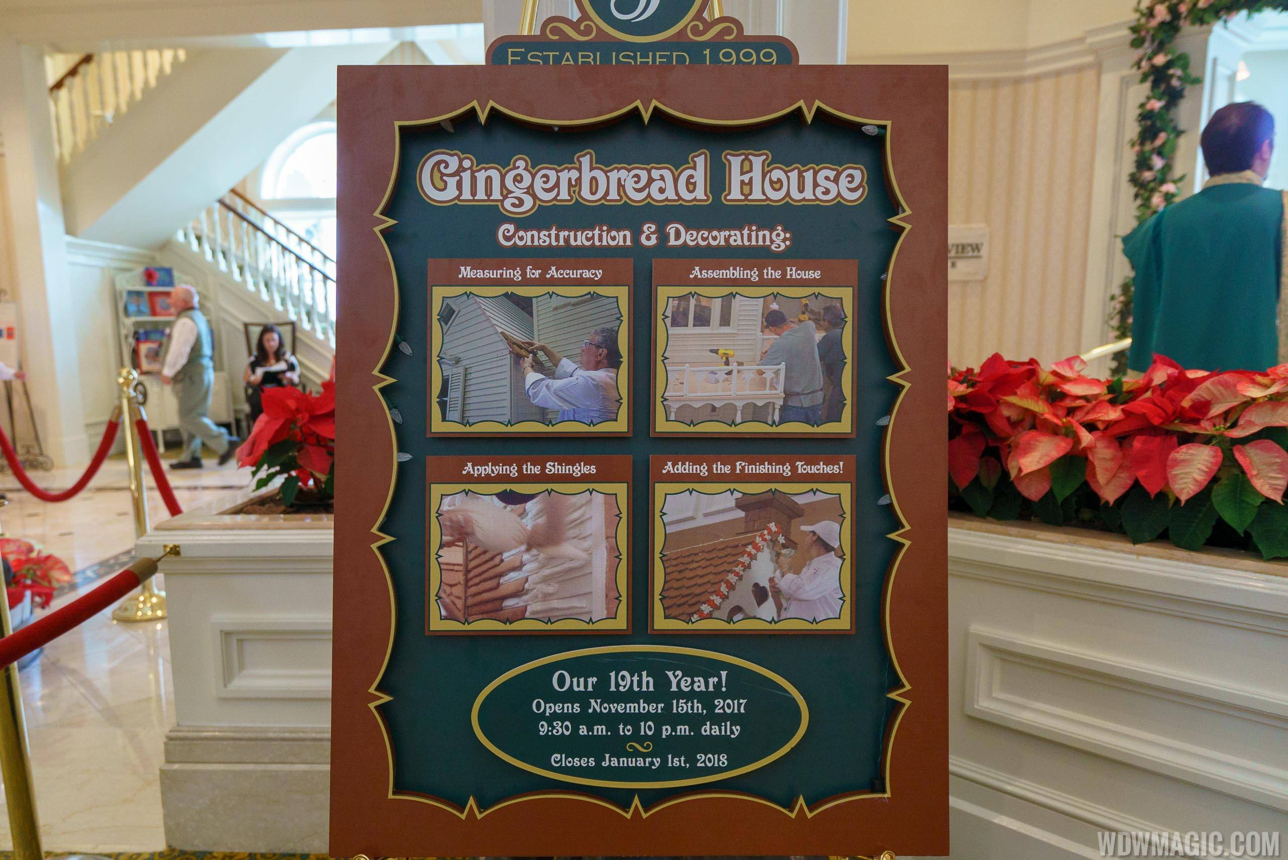 2017 Grand Floridian Gingerbread House