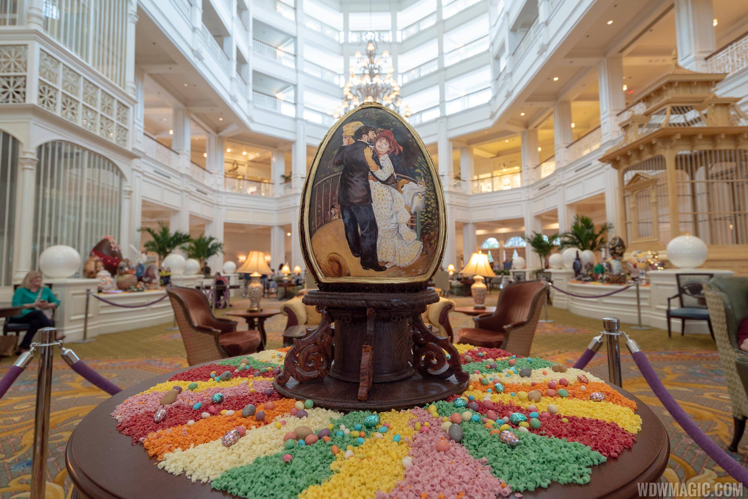 PHOTOS - 2019 Easter Egg display at Disney's Grand Floridian Resort
