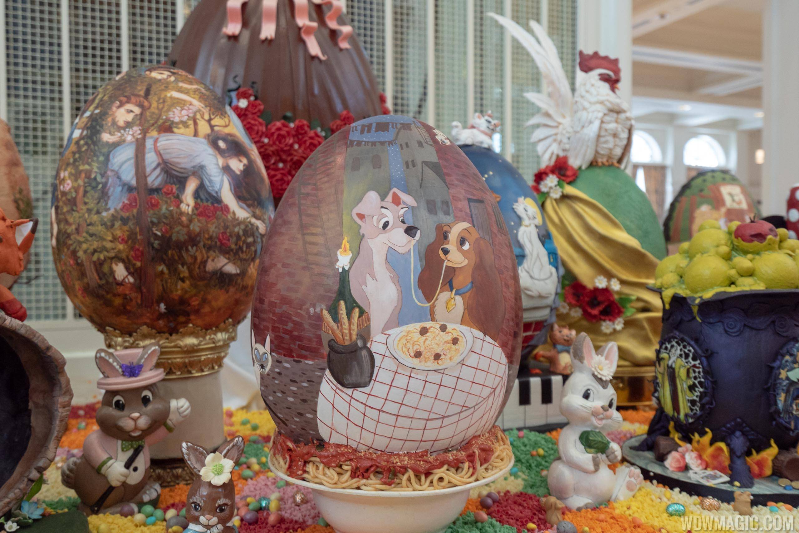 2019 Grand Floridian Resort Easter Egg display