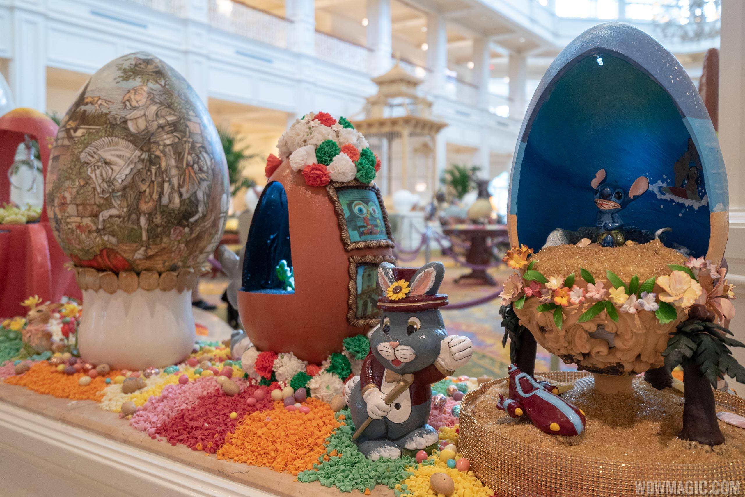 2019 Grand Floridian Resort Easter Egg display