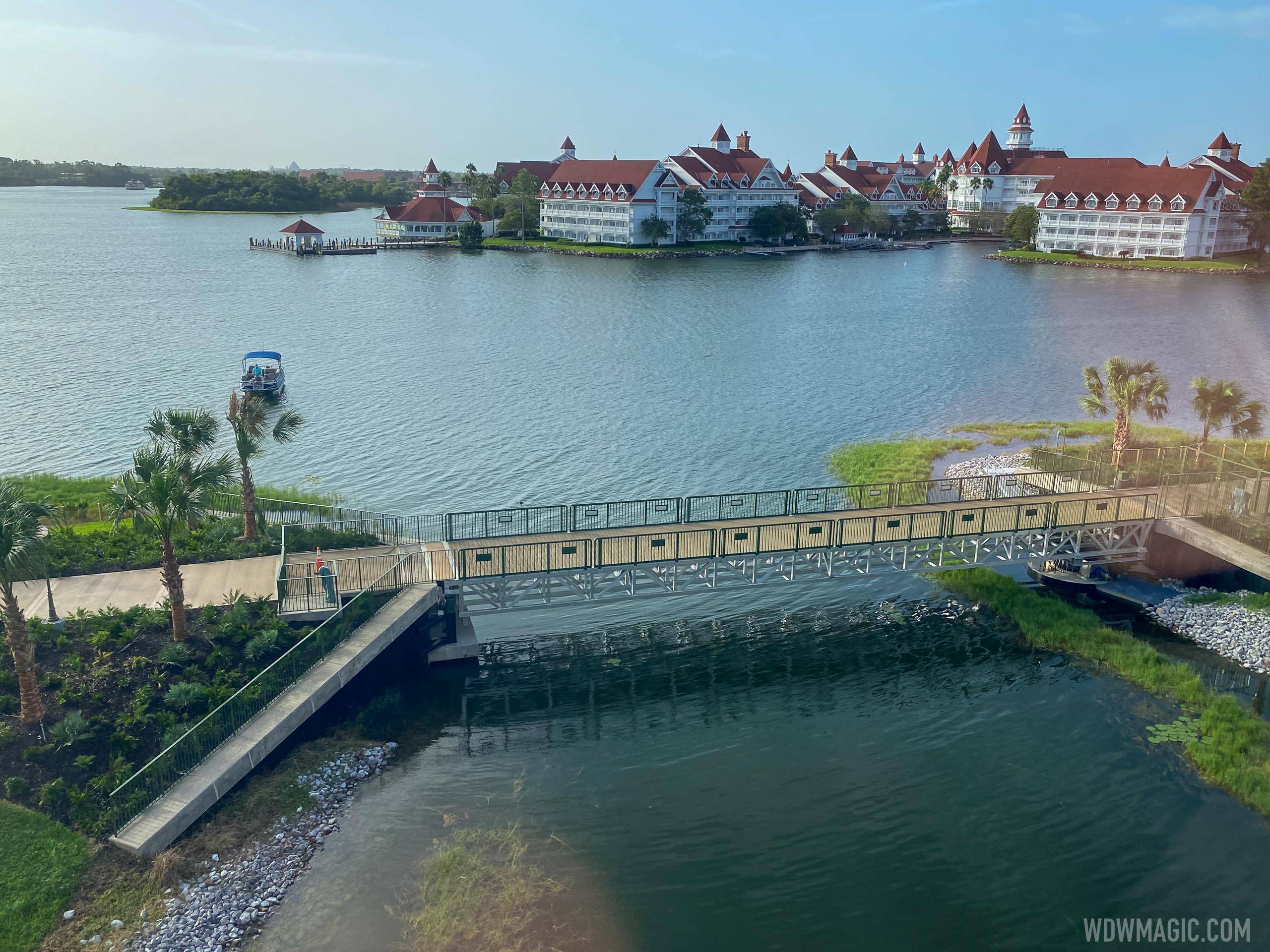 Grand Floridian to Magic Kingdom bridge construction - September 21 2020