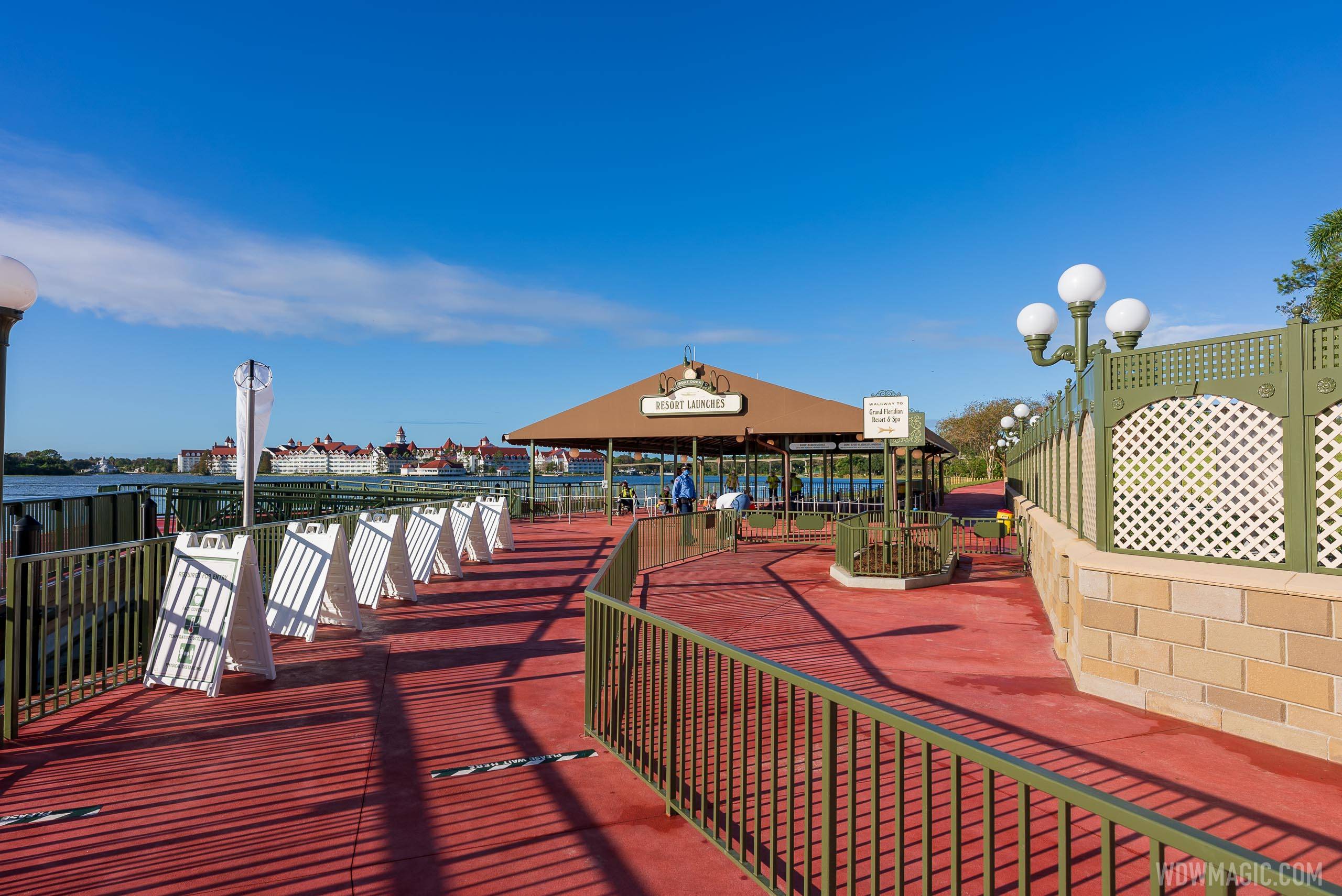 Walkthrough of completed Grand Floridan Resort walkway to Magic Kingdom