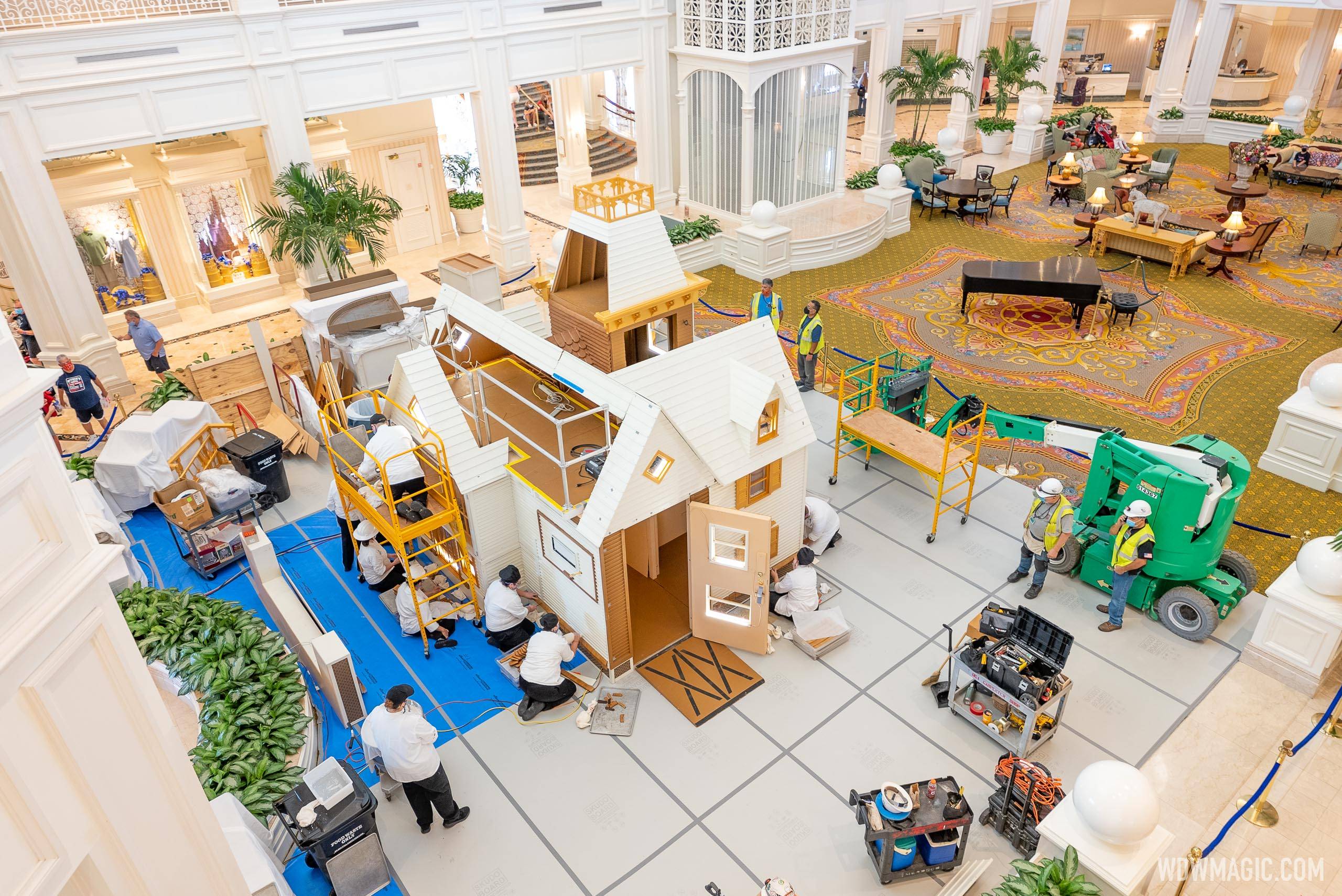 Building the 2021 Disney's Grand Floridian Resort Gingerbread House
