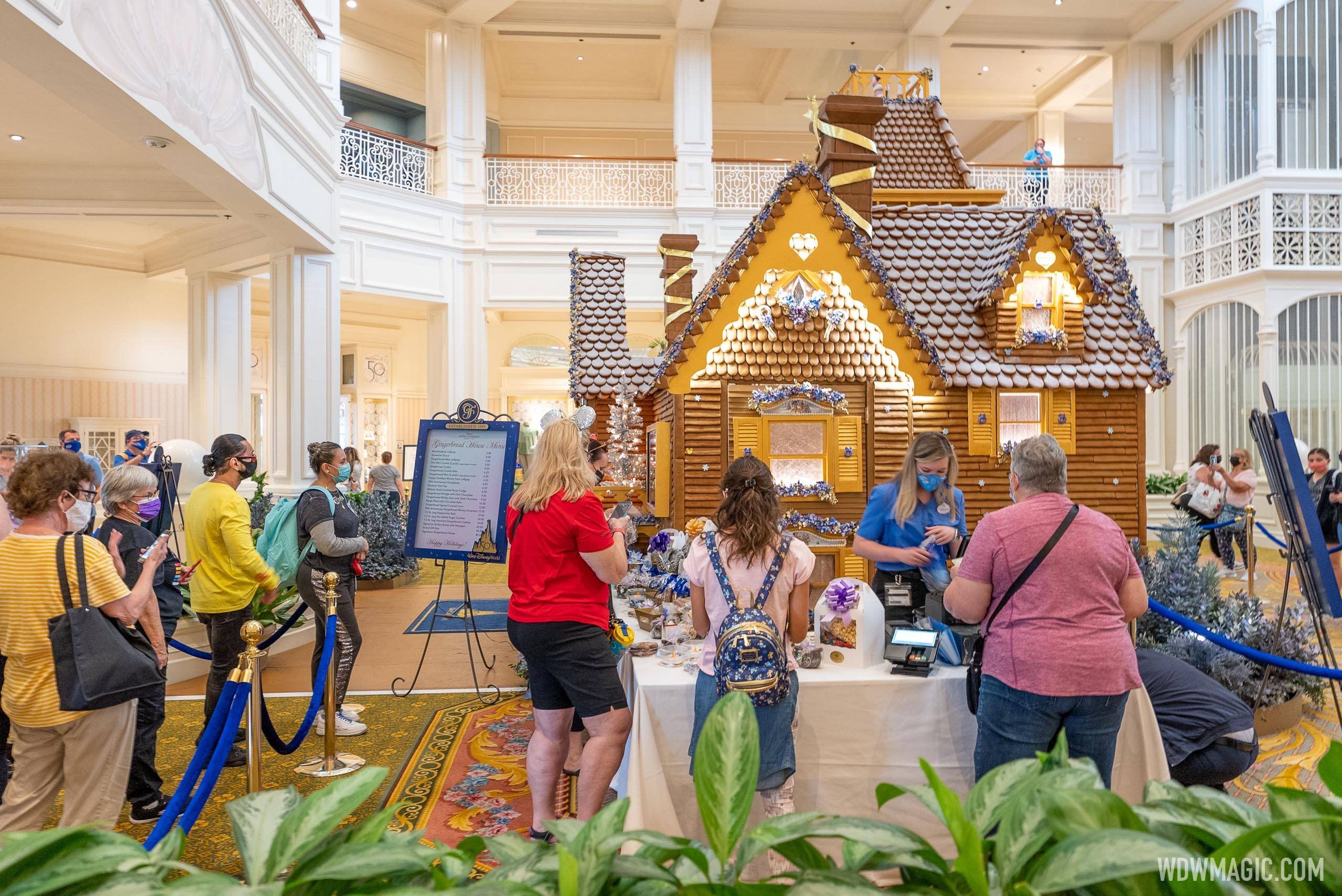 Disney's Grand Floridian Resort Gingerbread House 2021