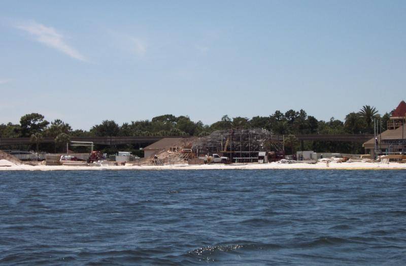 Latest progress on the new pool at the Grand Floridian Resort