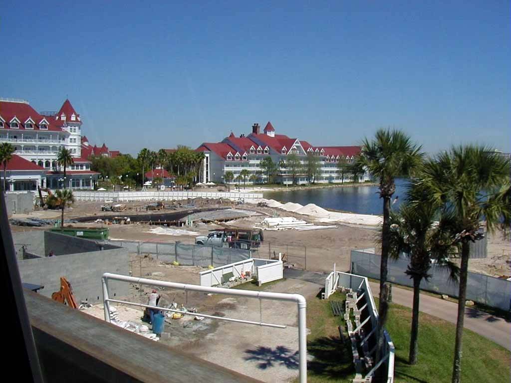 Grand Floridian pool construction photos