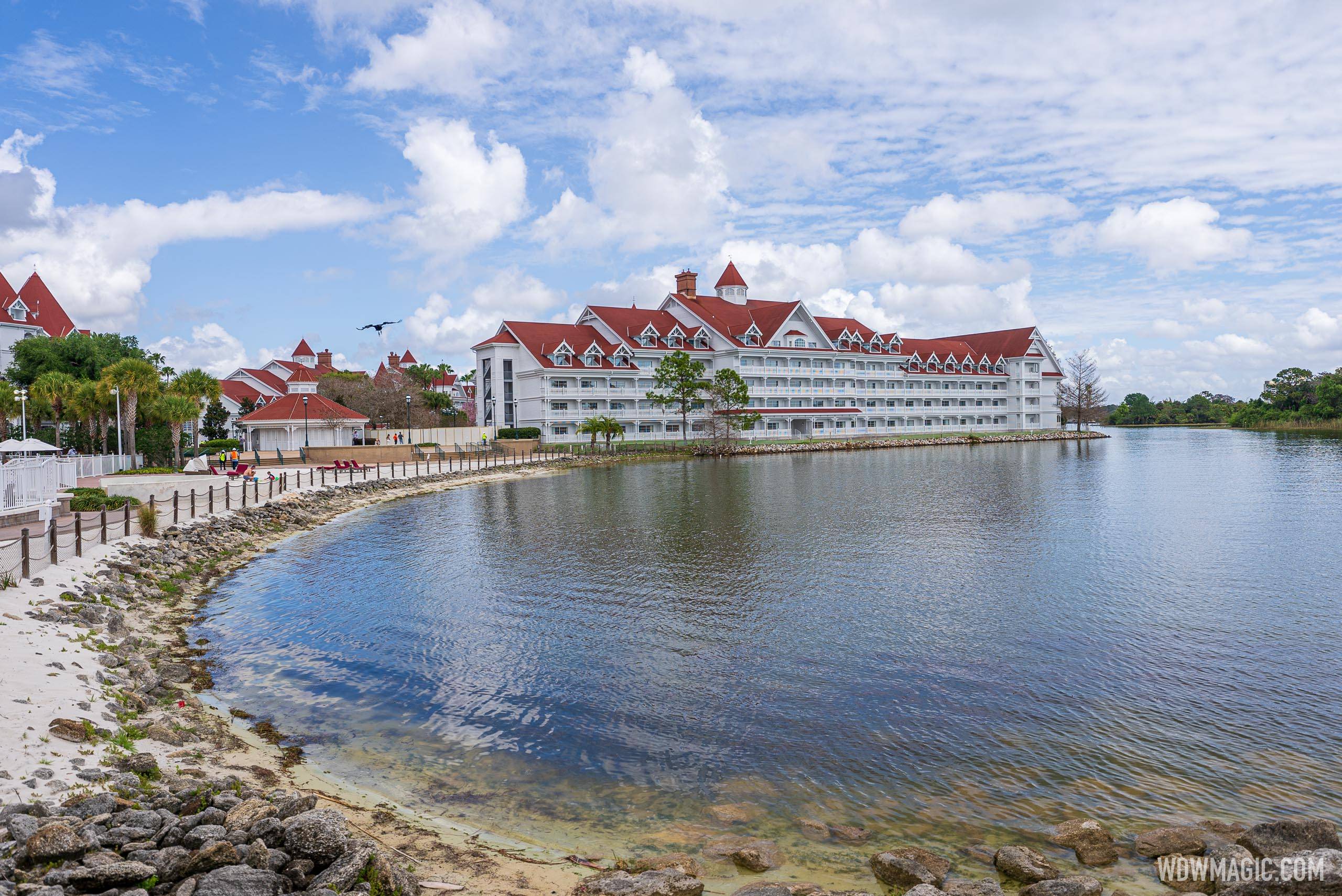 Construction walls Big Pine Key at Disney's Grand Floridian Resort - March 2022