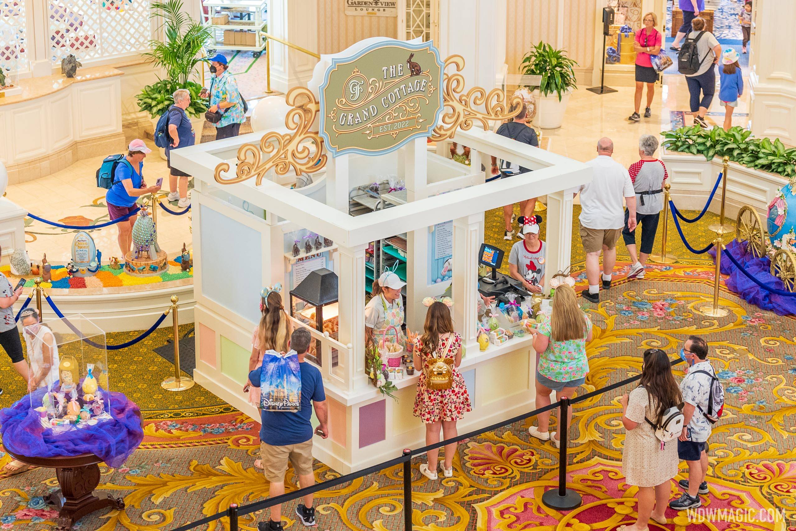 The Grand Cottage and annual Easter egg display opens at Disney's Grand Floridian Resort