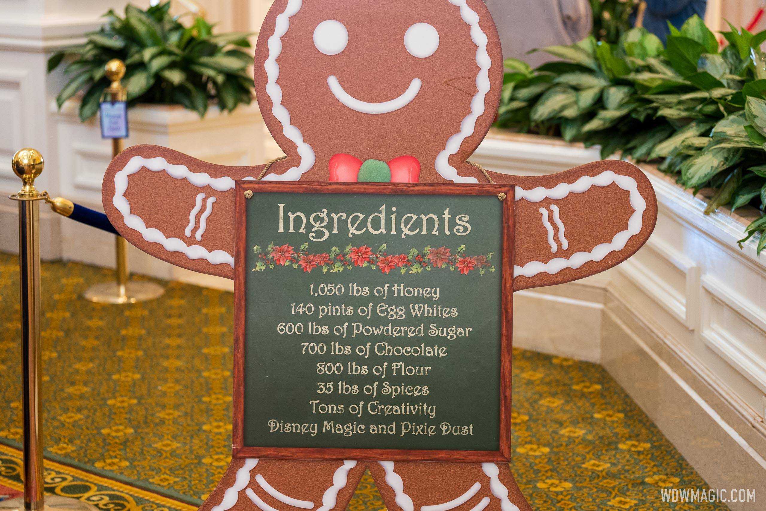 Disney's Grand Floridian Resort Gingerbread House 2022