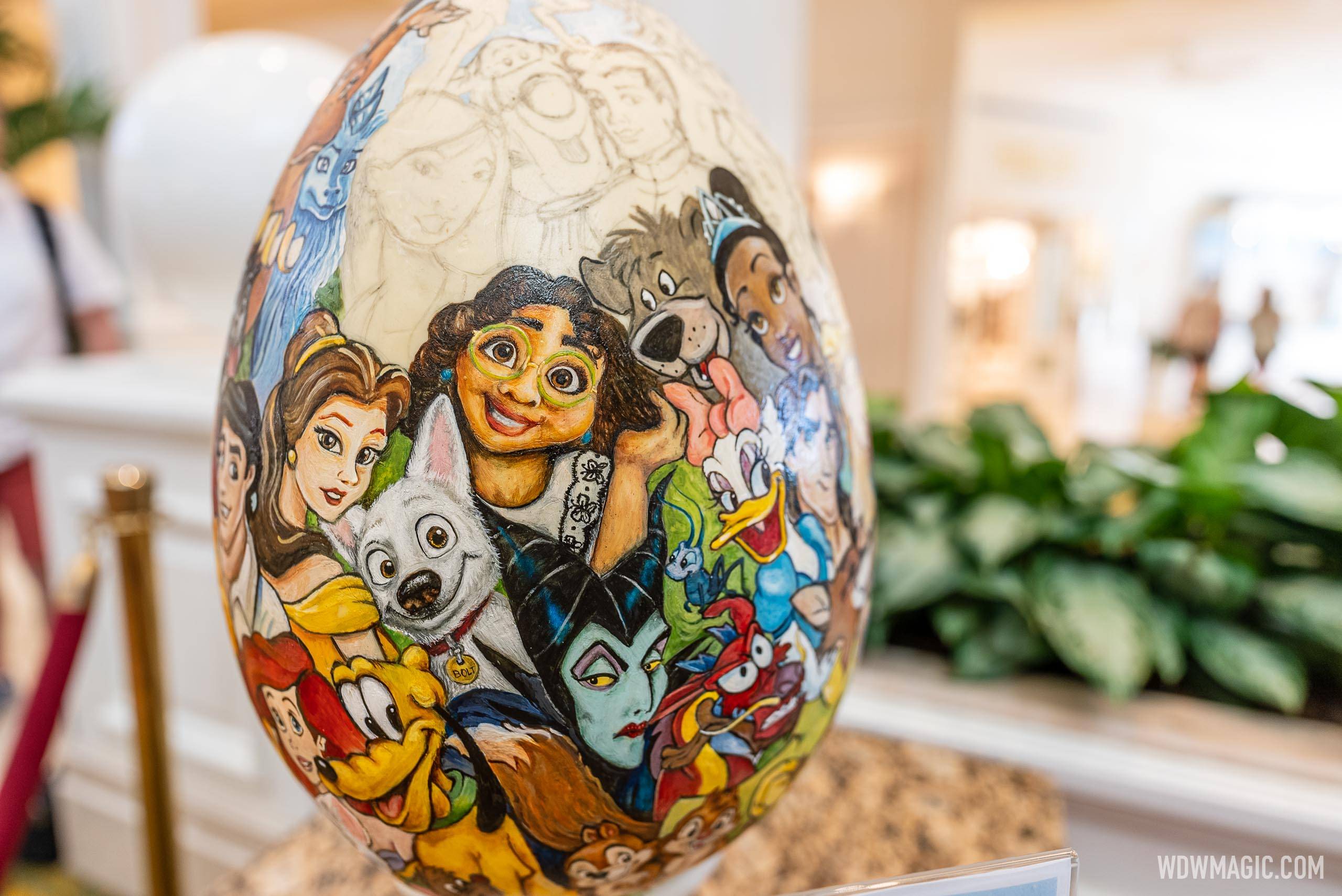 2023 Easter Egg display at Disney's Grand Floridian Resort