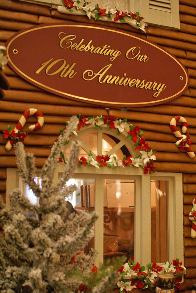The Gingerbread House in The Grand Floridian lobby - 2008 marks the 10th year of the display.