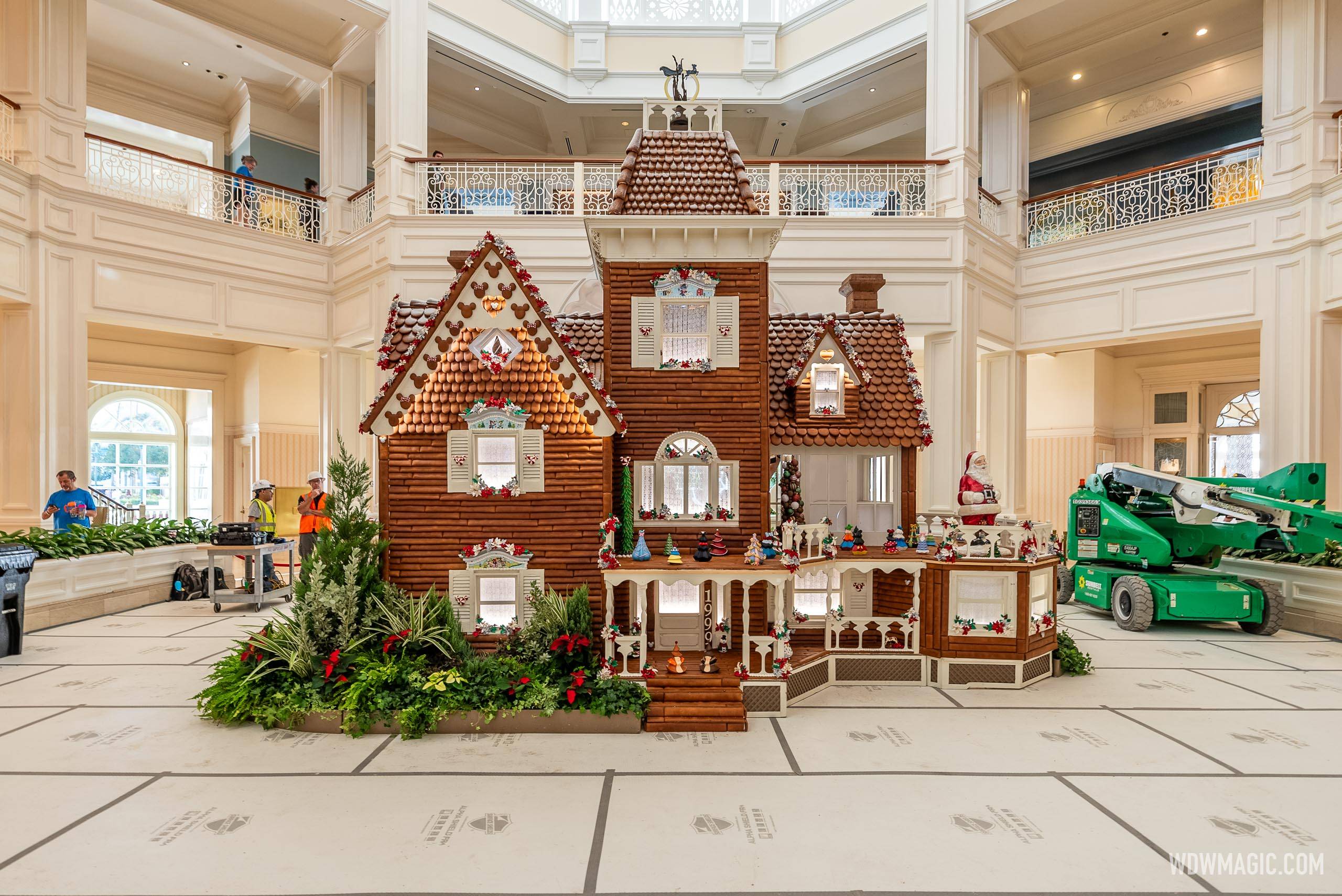 A Behind-the-Scenes Look at the 2024 Grand Floridian Gingerbread House Construction