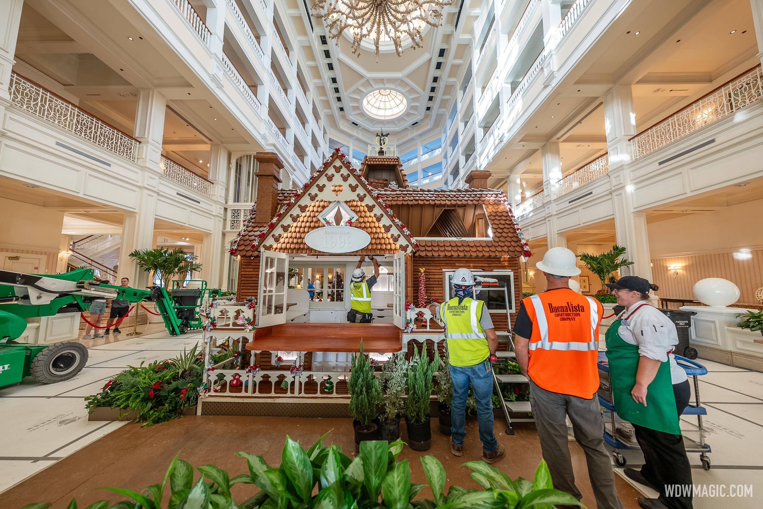 A Behind-the-Scenes Look at the 2024 Grand Floridian Gingerbread House Construction