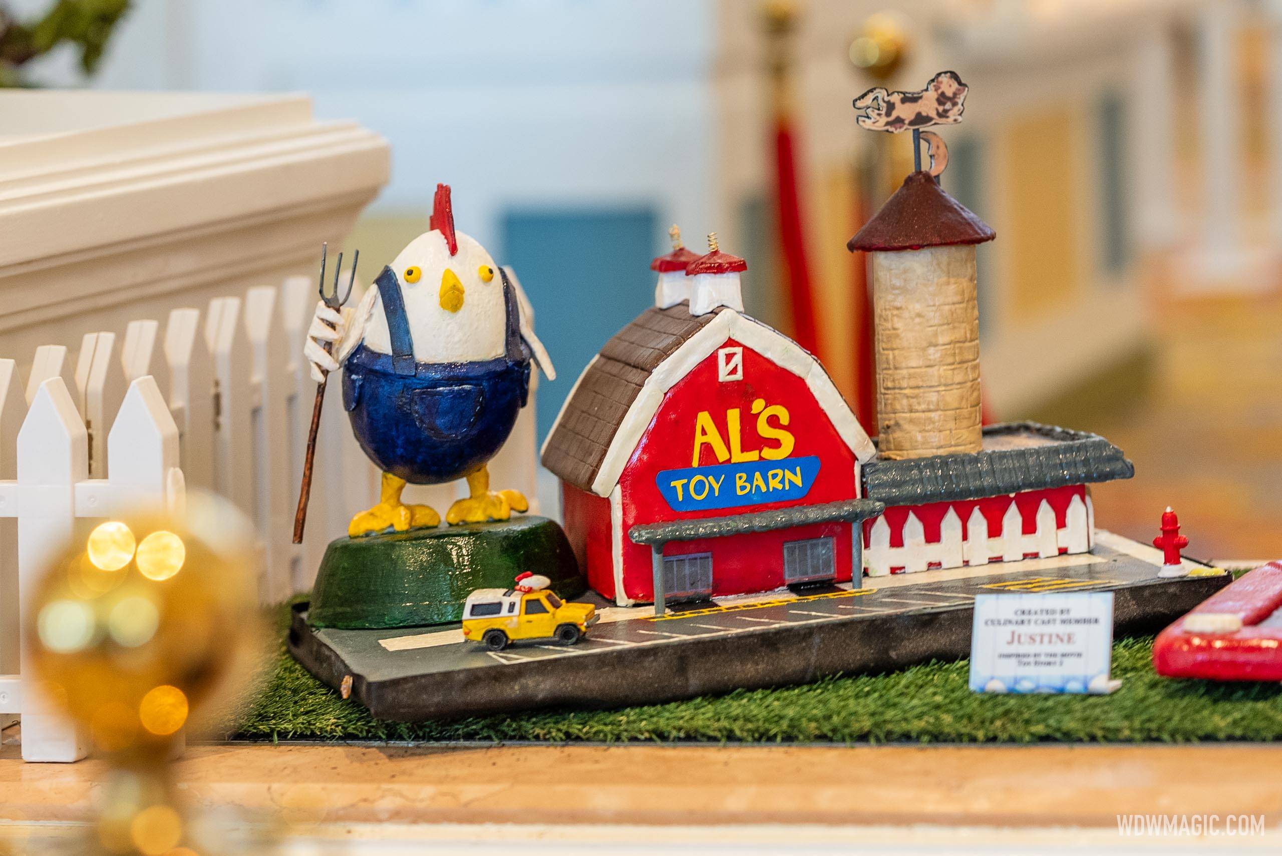 2025 Grand Cottage and Easter Egg Display at Disney's Grand Floridian Resort