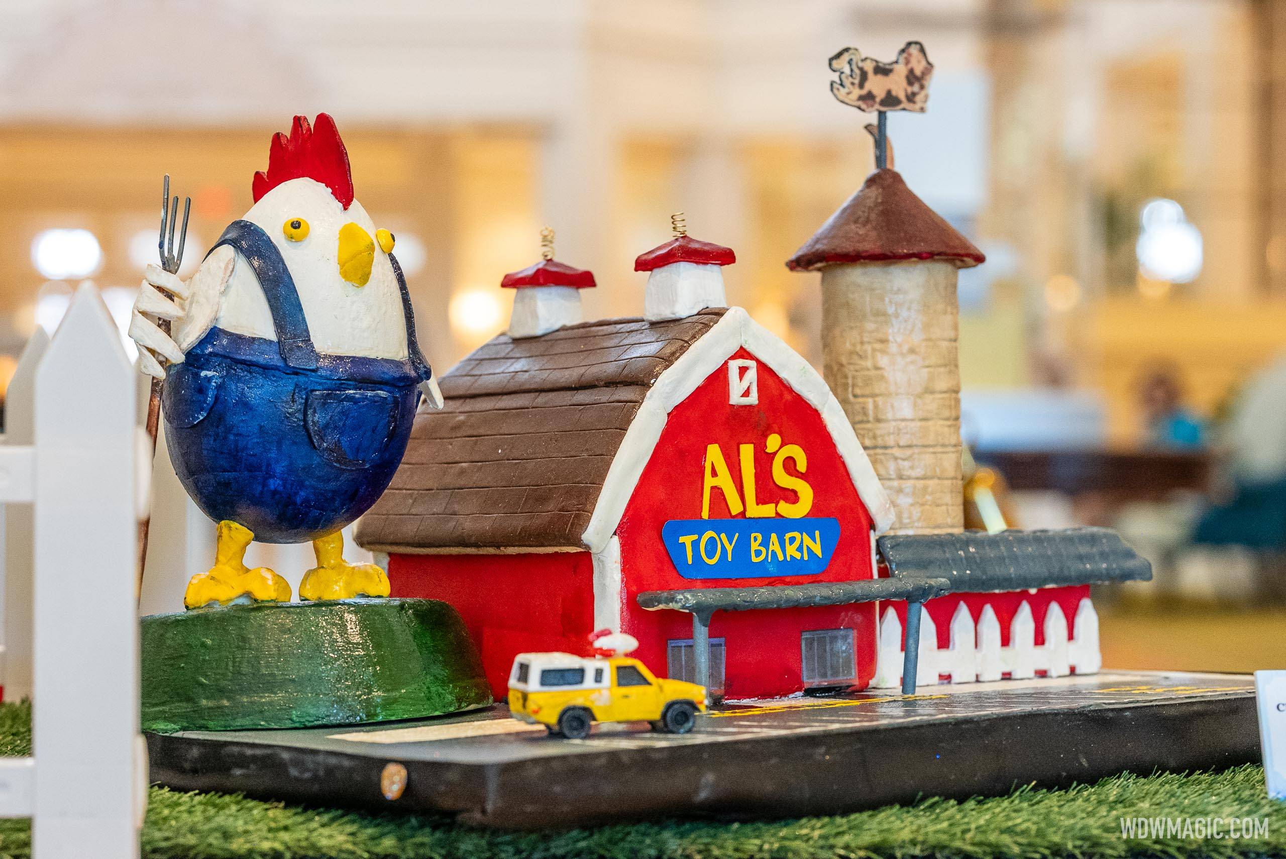 2025 Grand Cottage and Easter Egg Display at Disney's Grand Floridian Resort