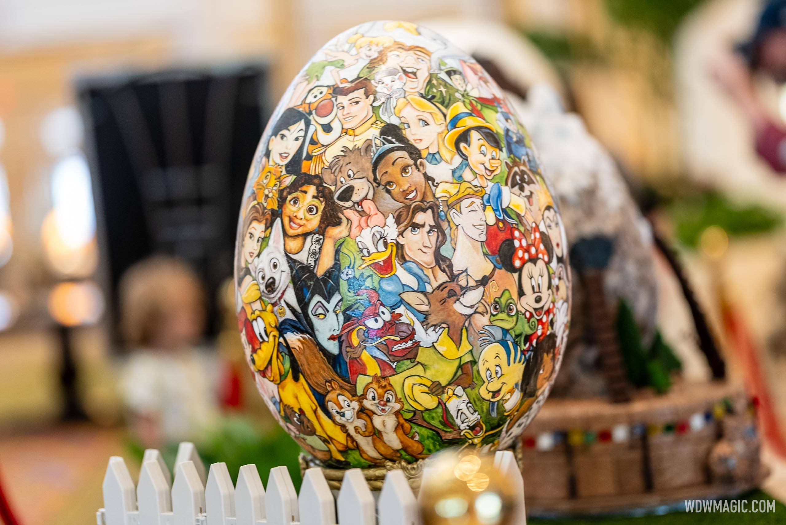 2025 Grand Cottage and Easter Egg Display at Disney's Grand Floridian Resort