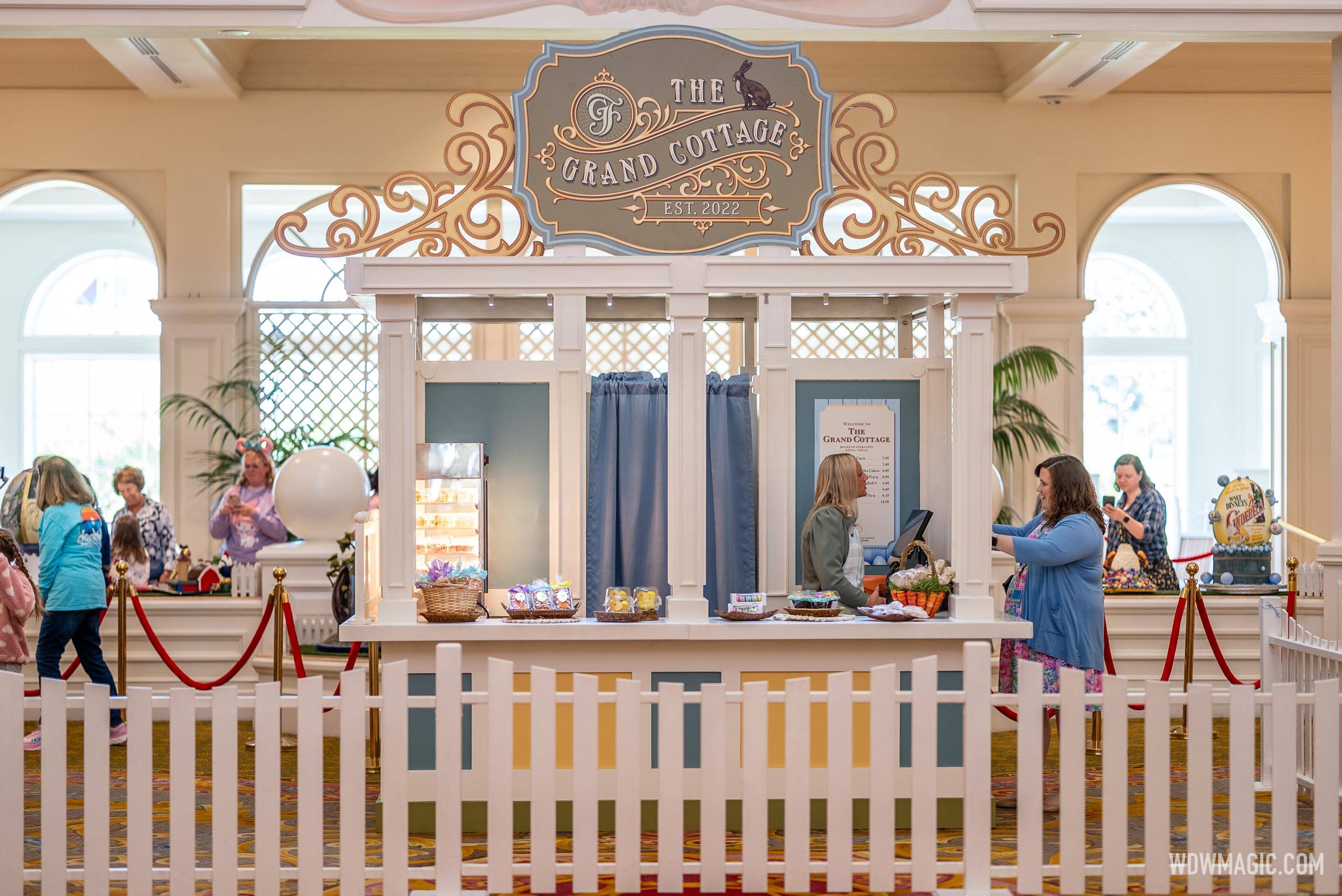 2025 Grand Cottage and Easter Egg Display at Disney's Grand Floridian Resort